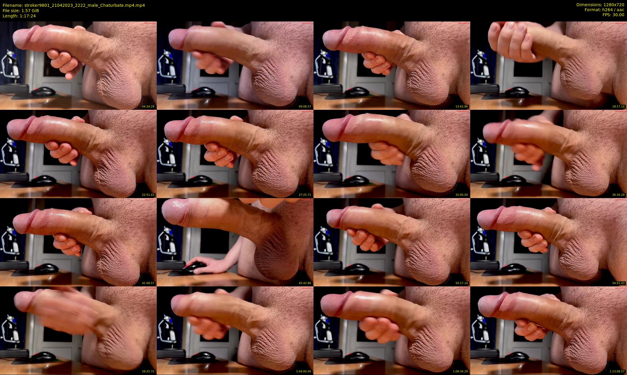 stroker9801 — 78 minute Chaturbate male cam show recording, 720p, Apr 21, 2023