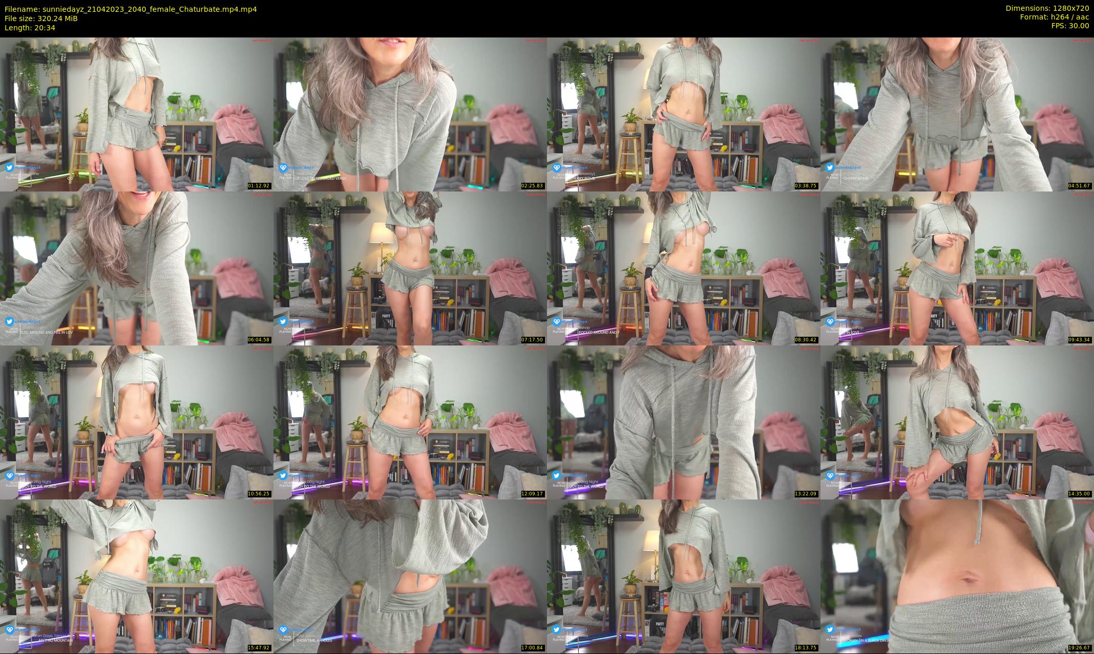 sunniedayz — 21 minute Chaturbate female cam show recording, 720p, Apr 21, 2023