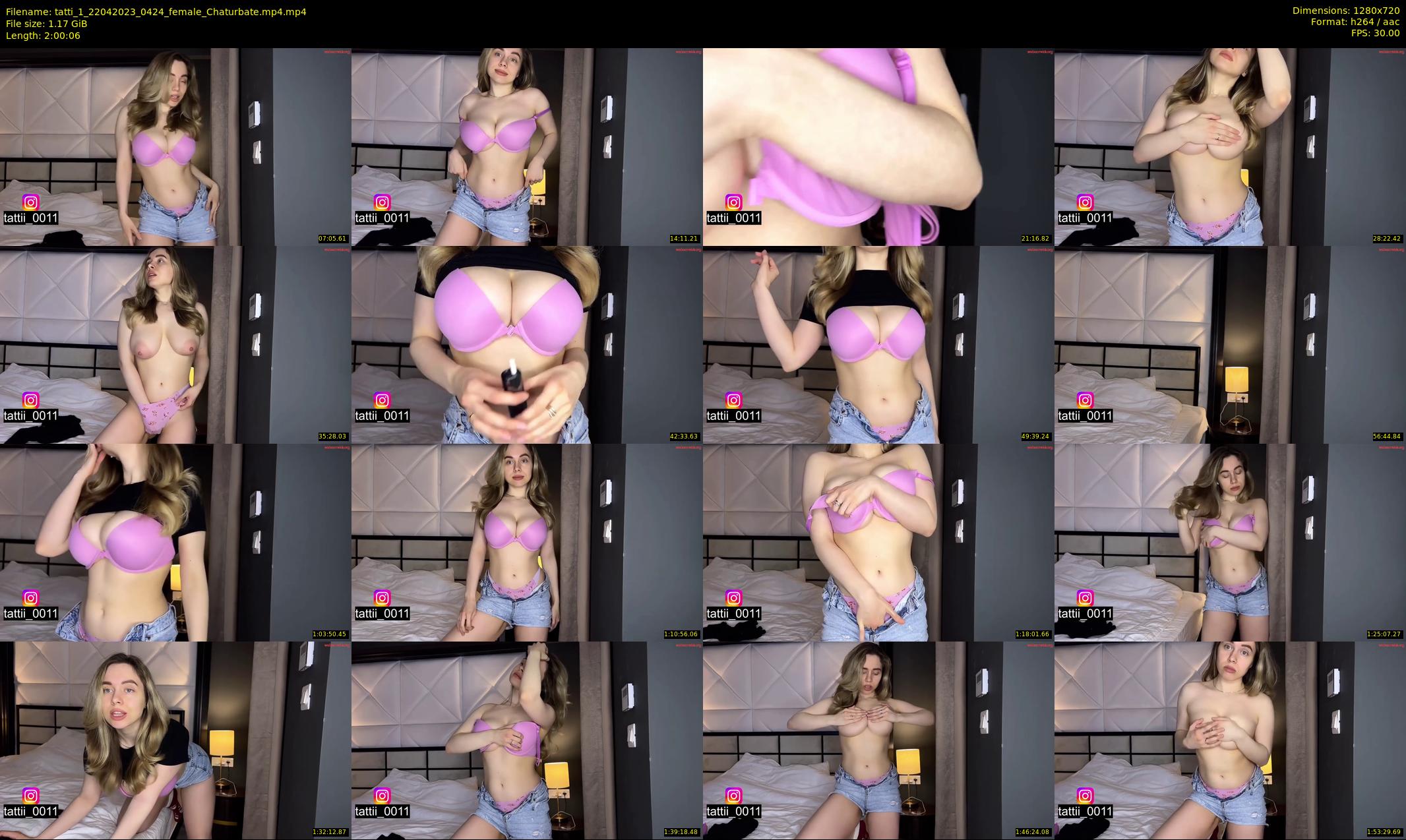 tatti_1 — 121 minute Chaturbate female cam show recording, 720p, Apr 22, 2023