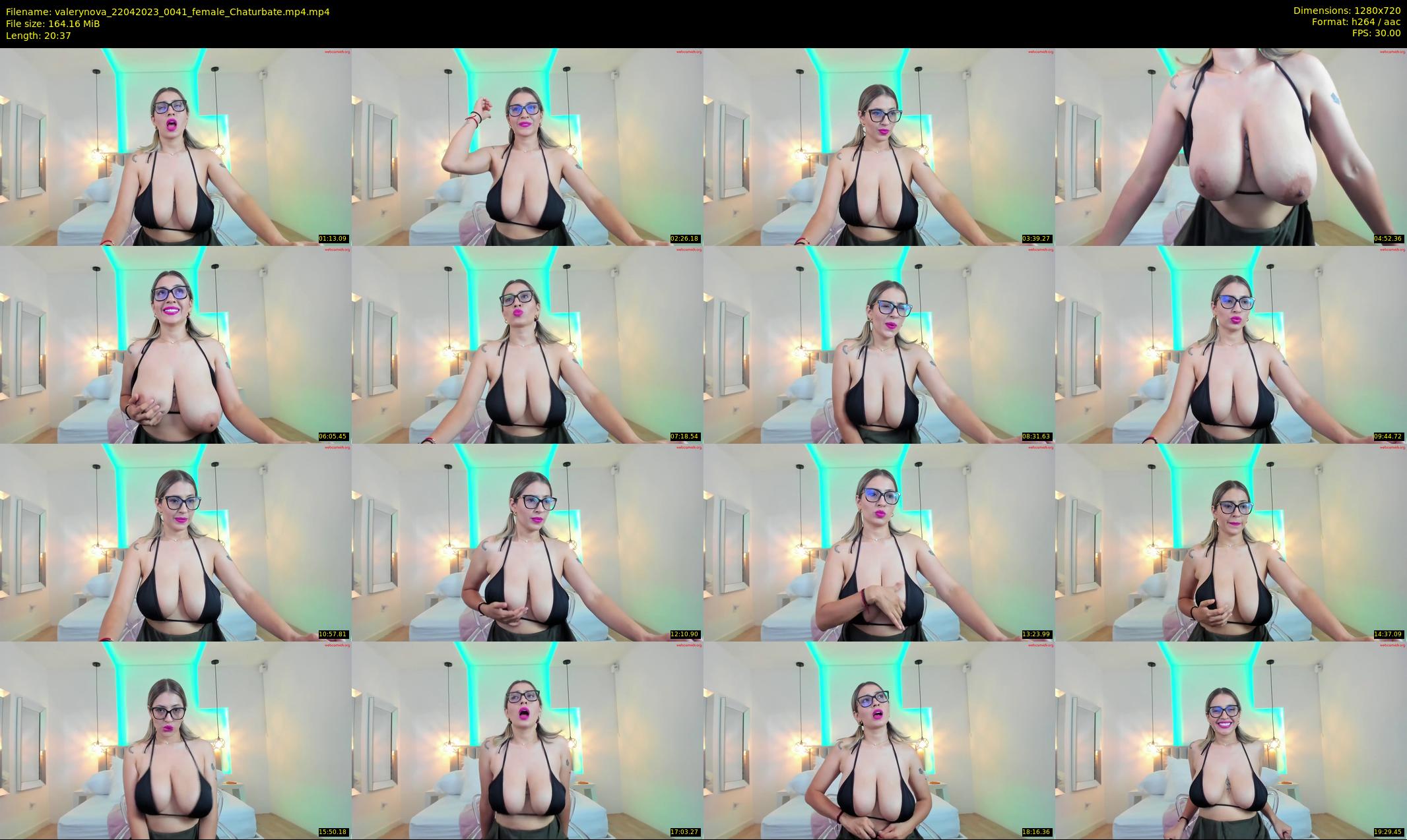 valerynova — 21 minute Chaturbate female cam show recording, 720p, Apr 22, 2023