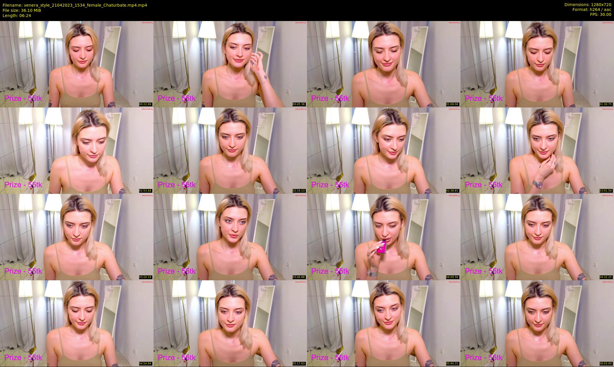 venera_style — 7 minute Chaturbate female cam show recording, 720p, Apr 21, 2023