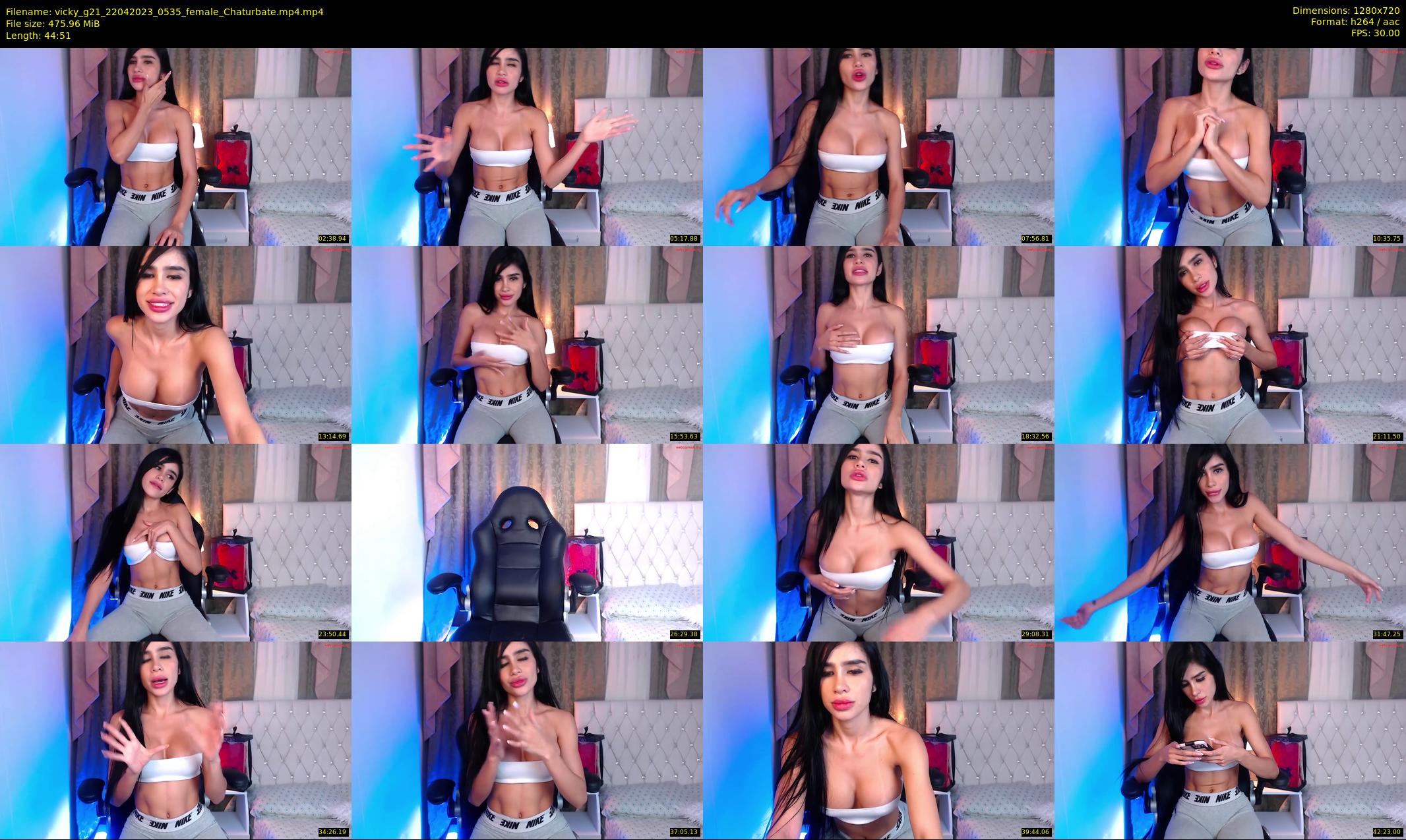 vicky_g21 — 45 minute Chaturbate female cam show recording, 720p, Apr 22, 2023