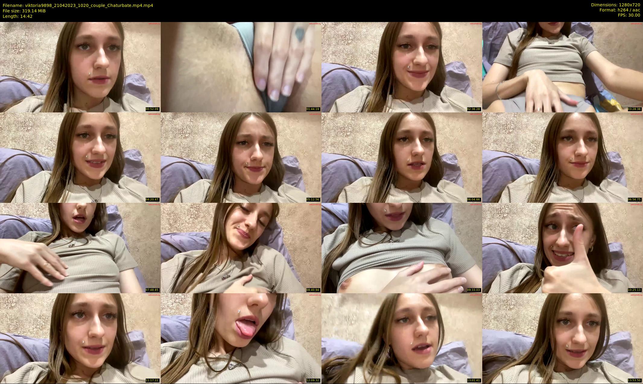 viktoria9898 — 15 minute Chaturbate couple cam show recording, 720p, Apr 21, 2023