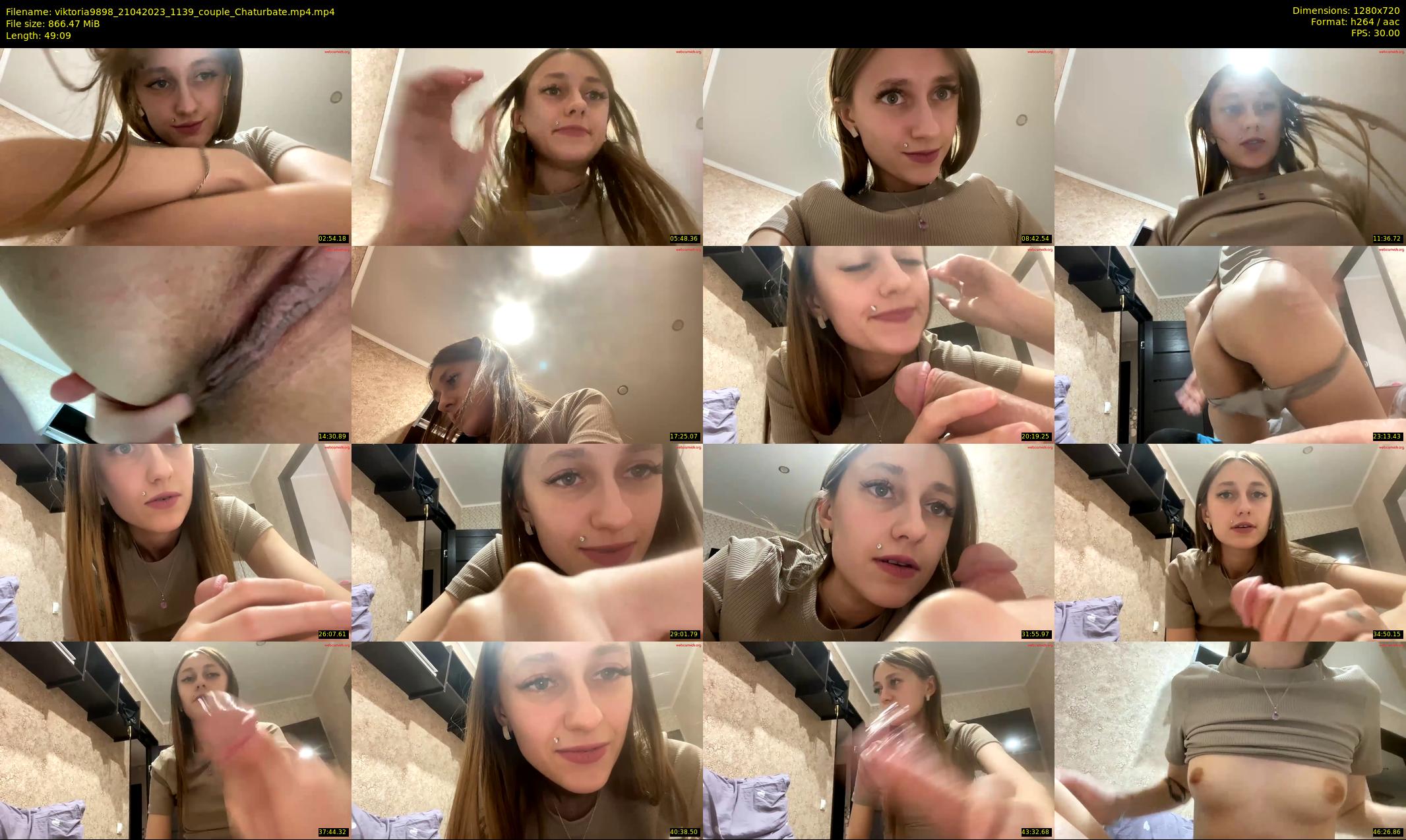 viktoria9898 — 50 minute Chaturbate couple cam show recording, 720p, Apr 21, 2023