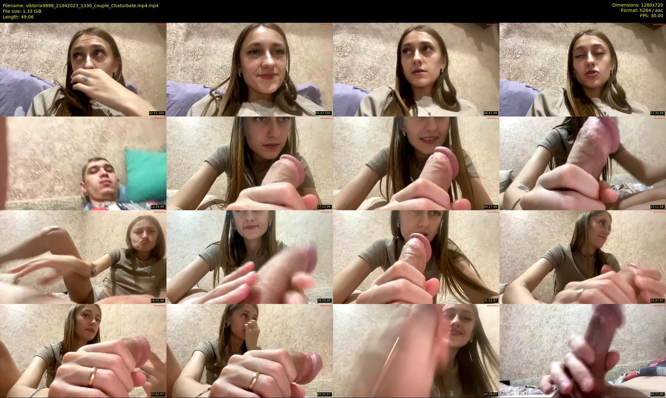 viktoria9898 — 50 minute Chaturbate couple cam show recording, 720p, Apr 21, 2023