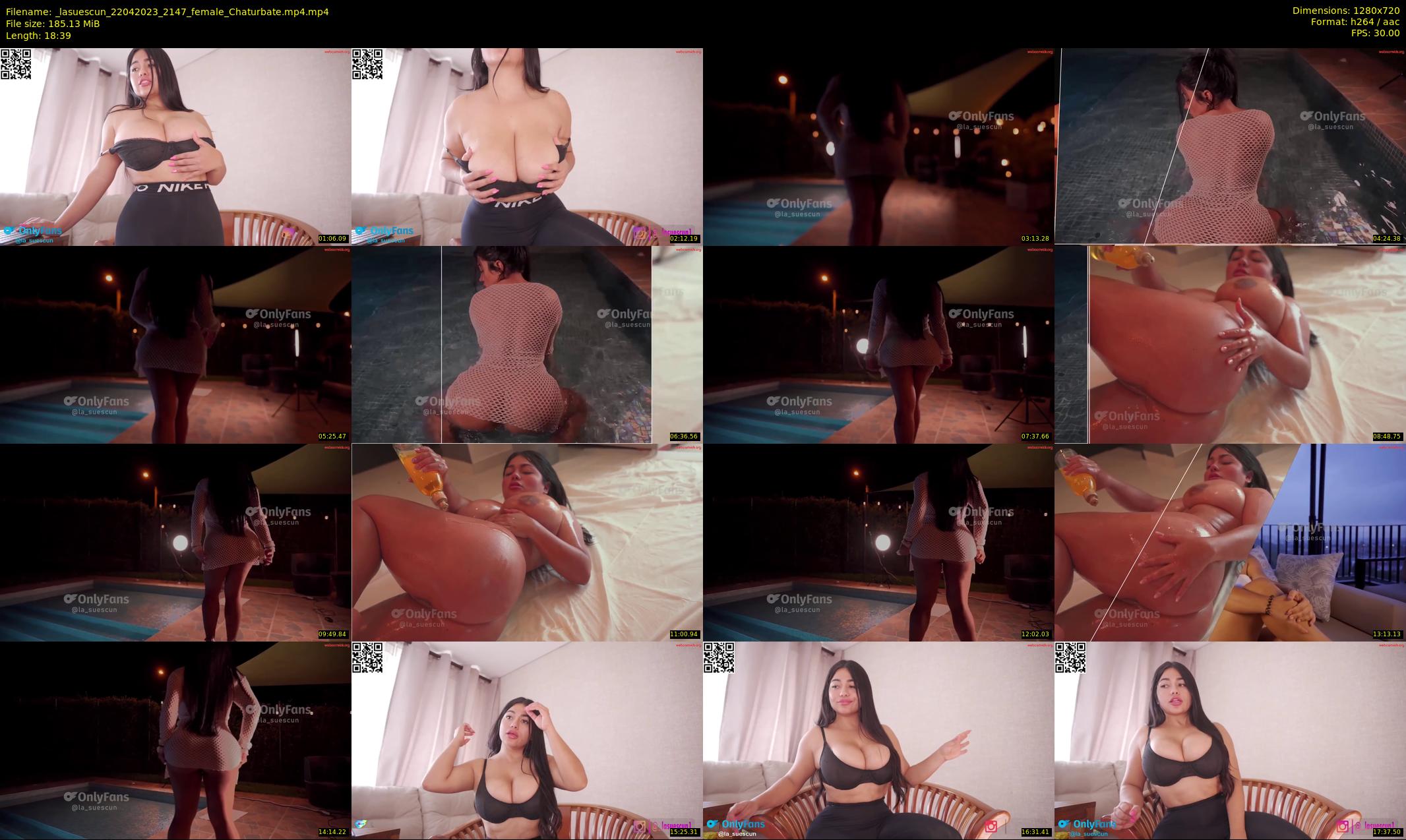 _lasuescun — 19 minute Chaturbate female cam show recording, 720p, Apr 22, 2023
