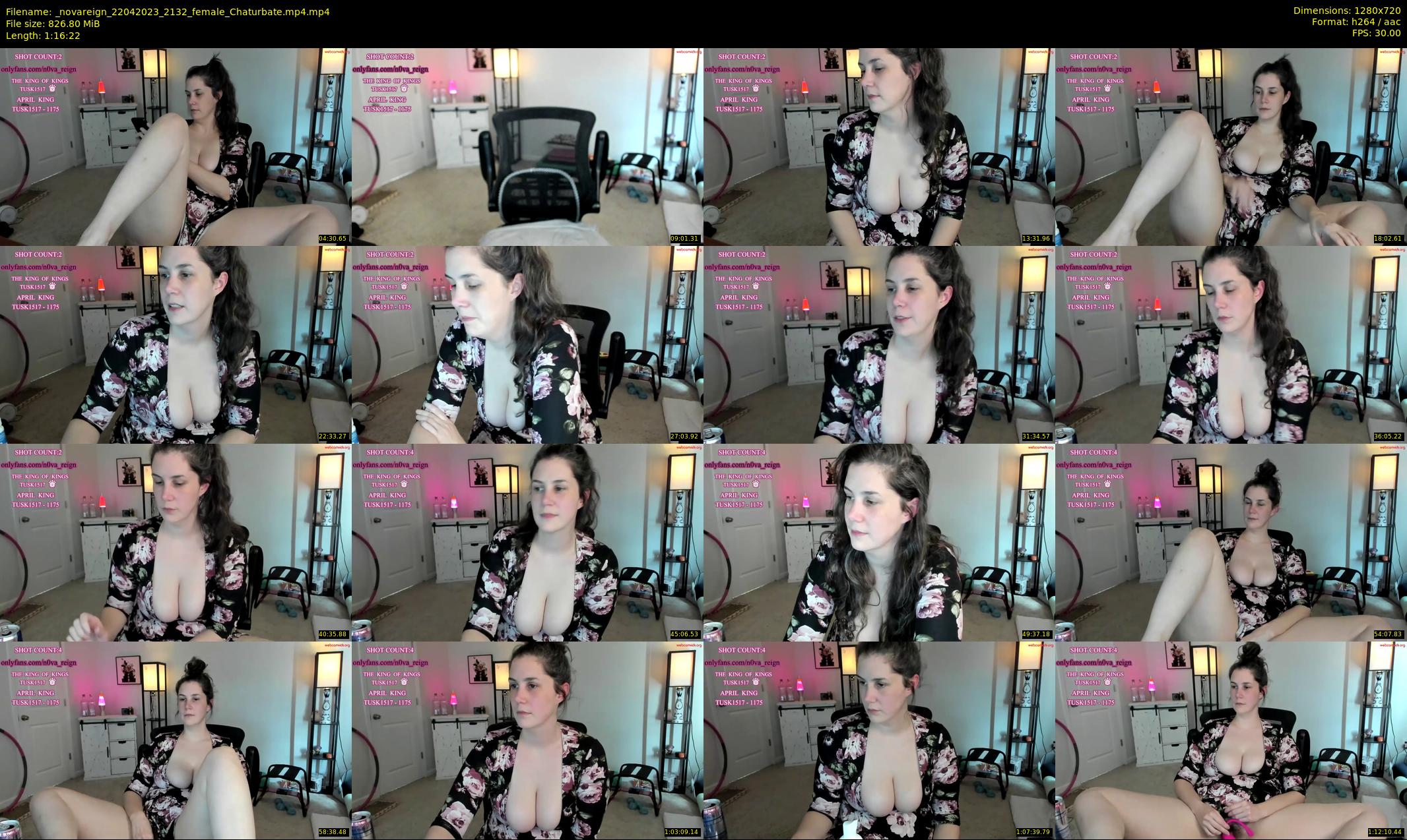 _novareign — 77 minute Chaturbate female cam show recording, 720p, Apr 22, 2023
