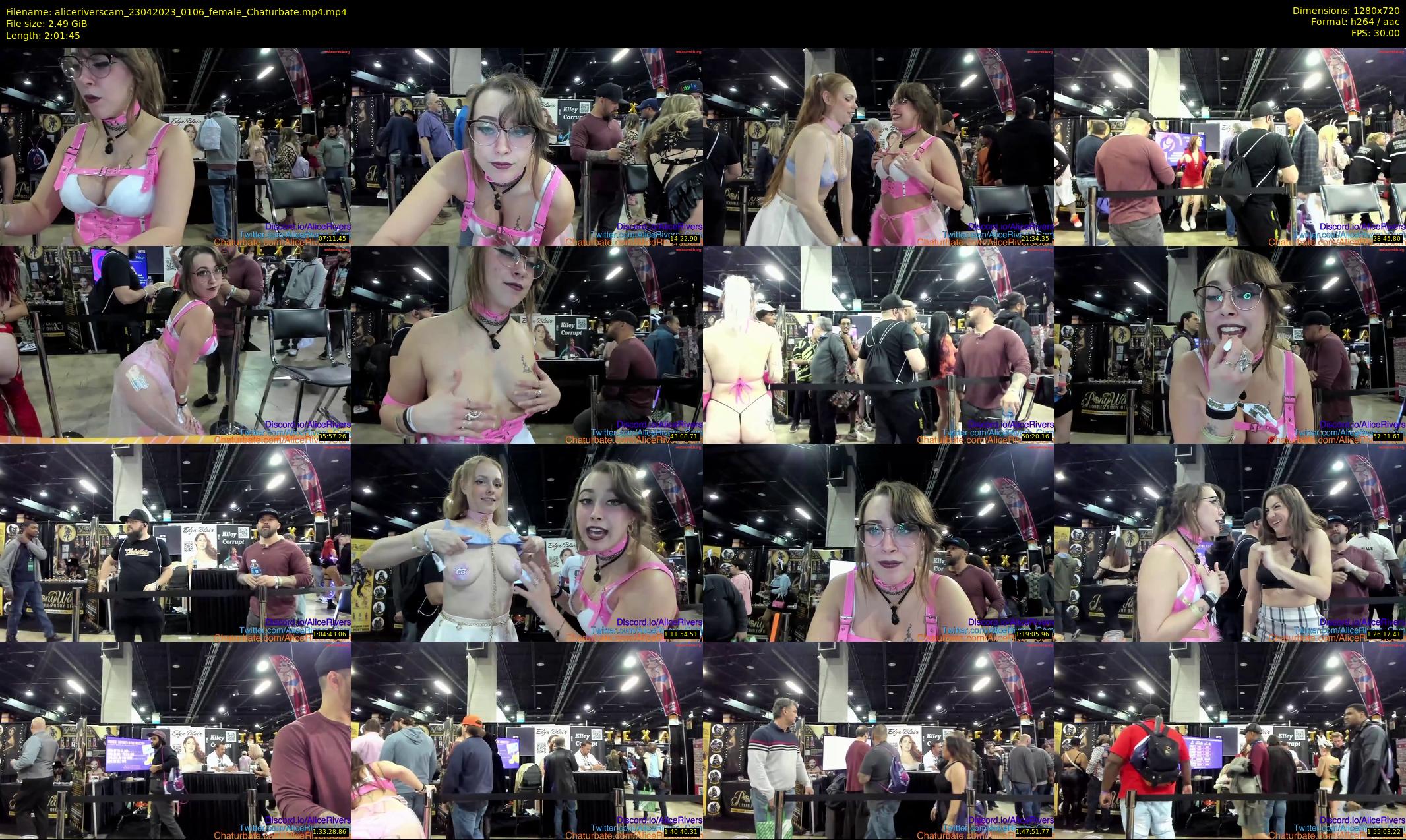 aliceriverscam — 122 minute Chaturbate female cam show recording, 720p, Apr 23, 2023