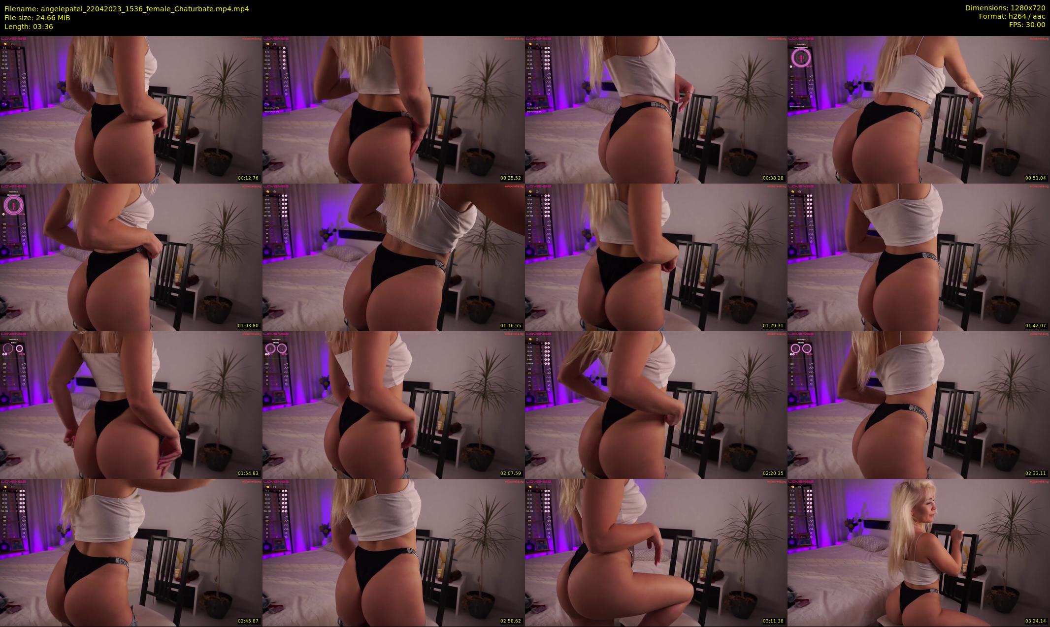 angelepatel — 4 minute Chaturbate female cam show recording, 720p, Apr 22, 2023