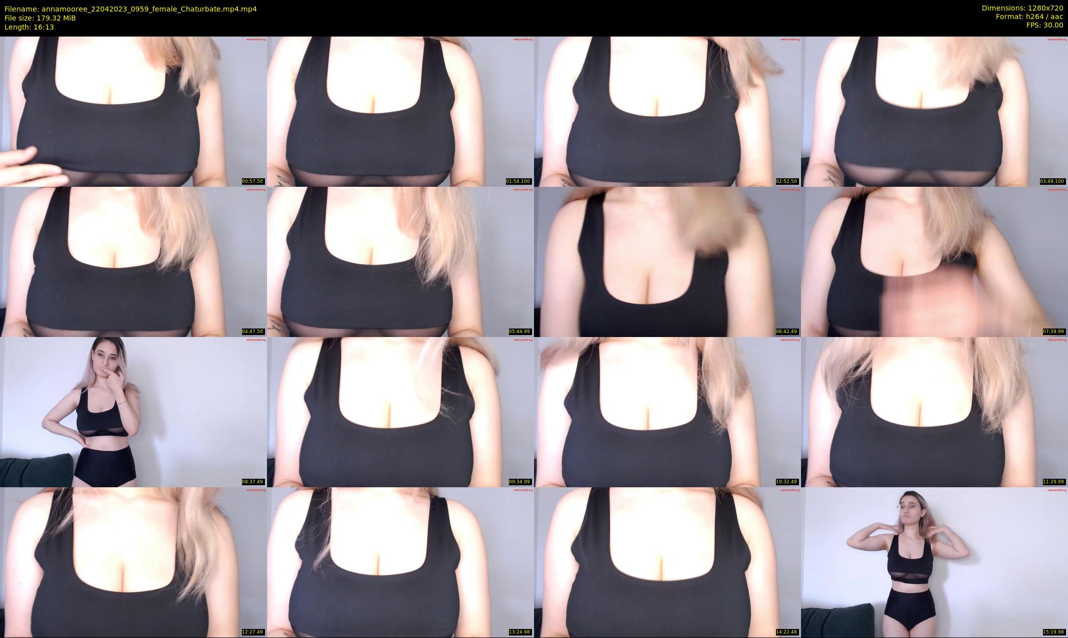 annamooree — 17 minute Chaturbate female cam show recording, 720p, Apr 22, 2023
