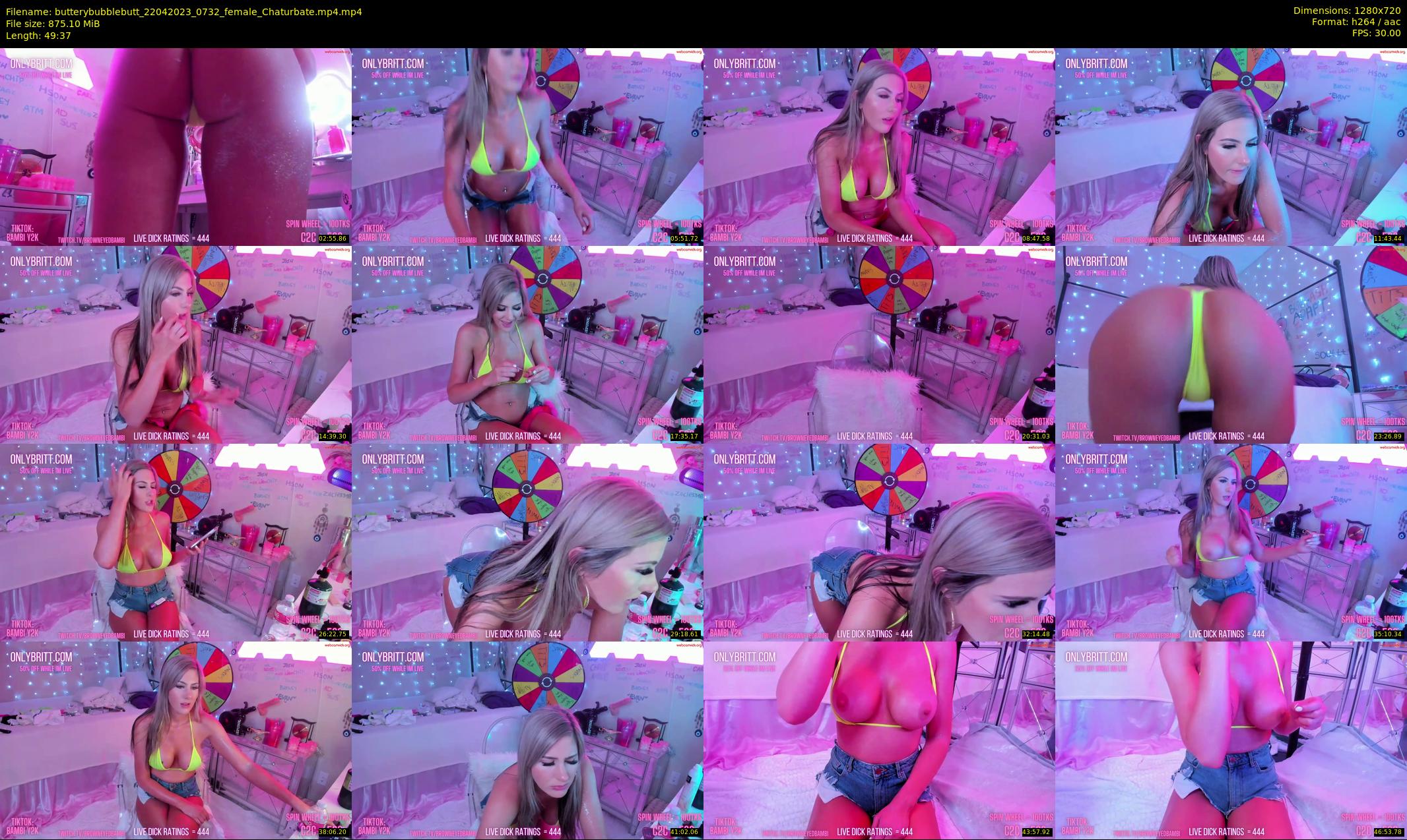 butterybubblebutt — 50 minute Chaturbate couple cam show recording, 720p, Apr 22, 2023
