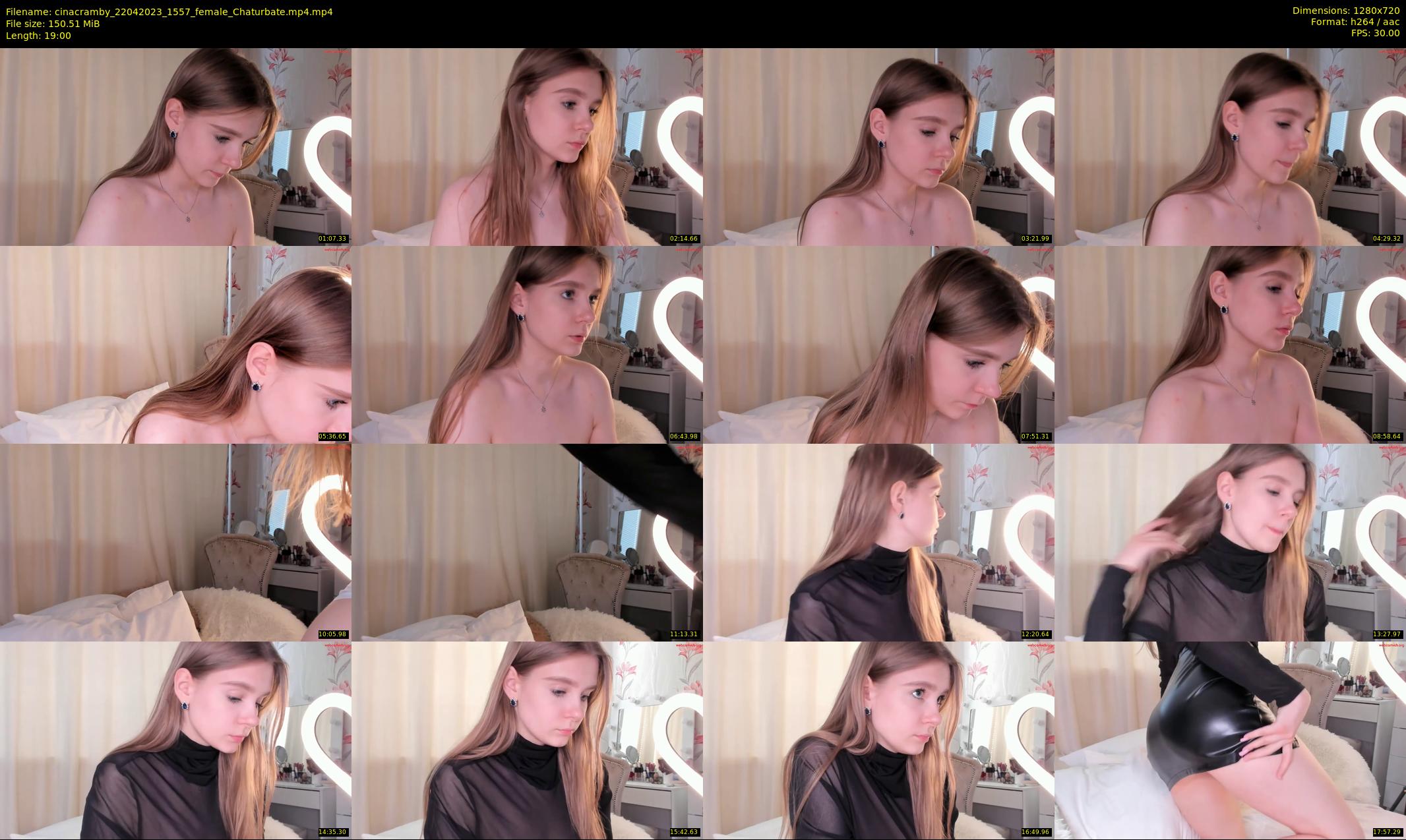 cinacramby — 19 minute Chaturbate female cam show recording, 720p, Apr 22, 2023