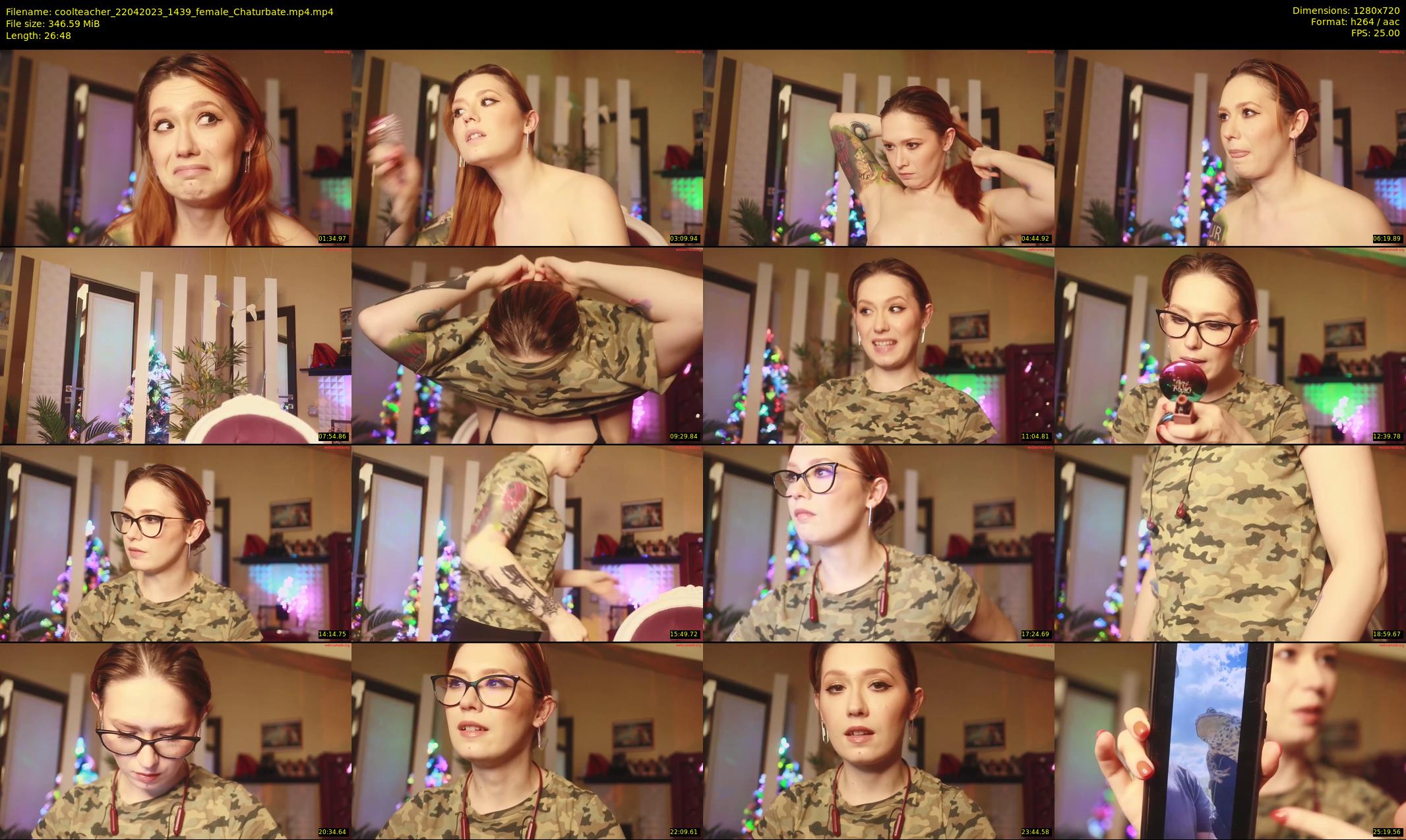 coolteacher — 27 minute Chaturbate female cam show recording, 720p, Apr 22, 2023