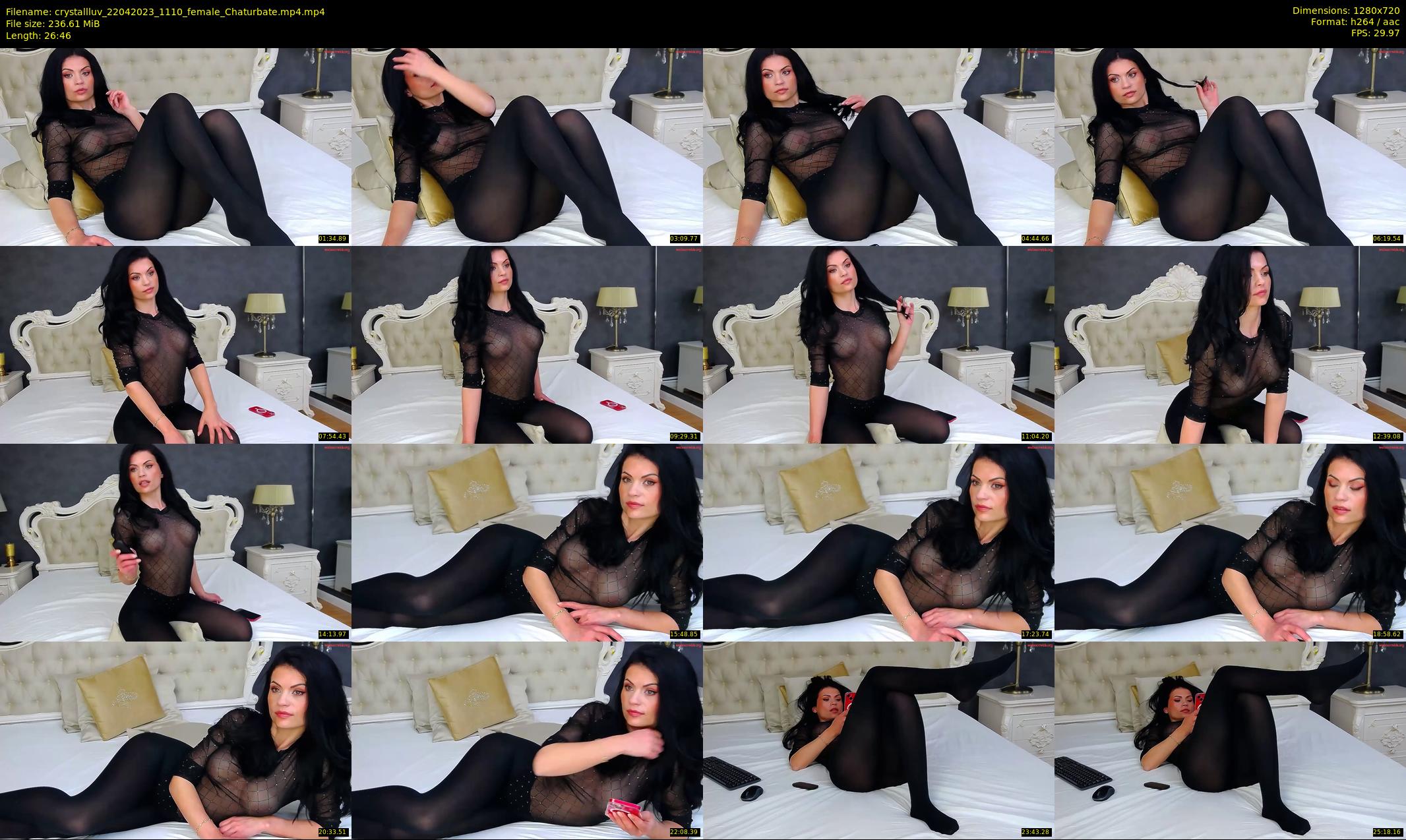 crystallluv — 27 minute Chaturbate female cam show recording, 720p, Apr 22, 2023