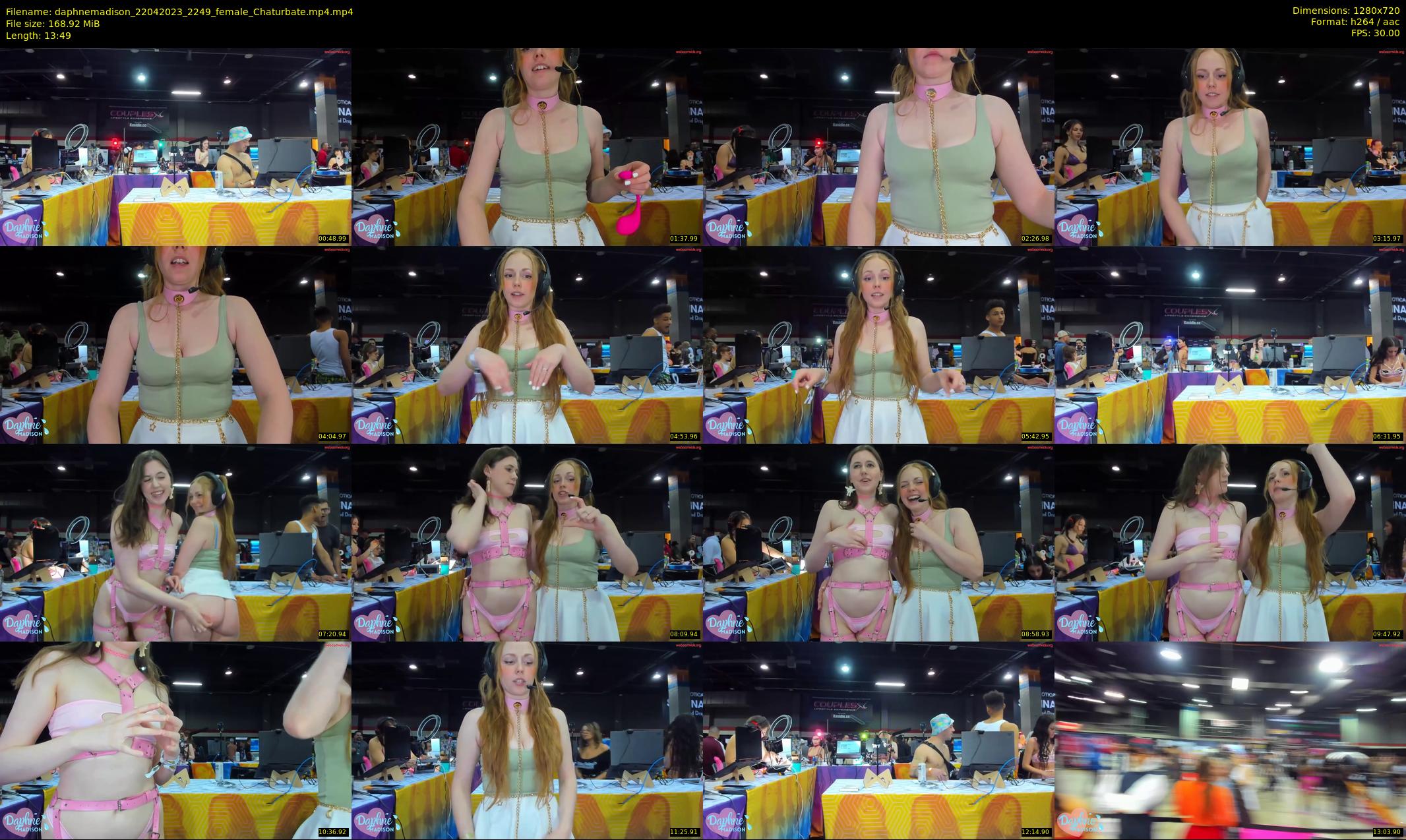 daphnemadison — 14 minute Chaturbate couple cam show recording, 720p, Apr 22, 2023