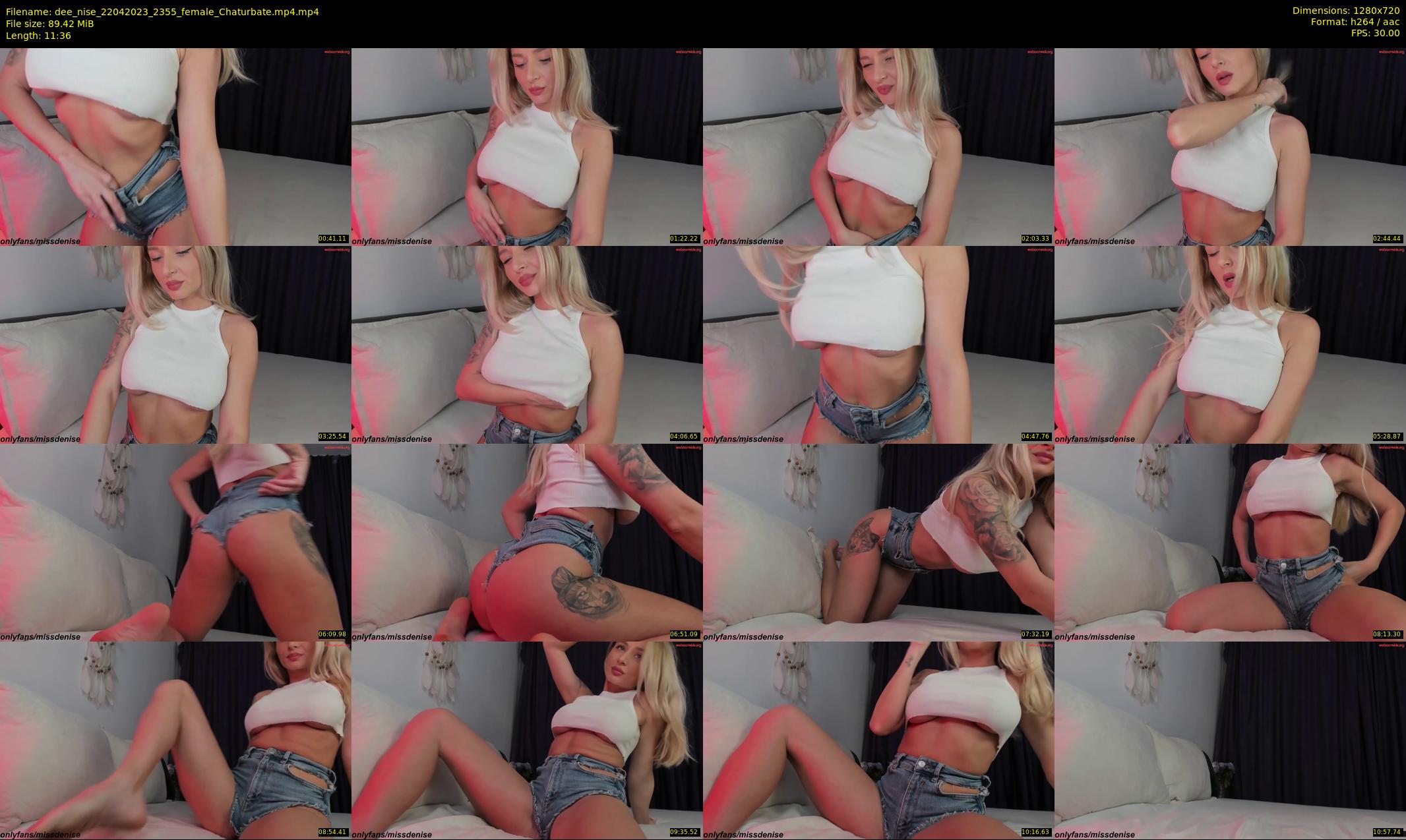 dee_nise — 12 minute Chaturbate female cam show recording, 720p, Apr 22, 2023
