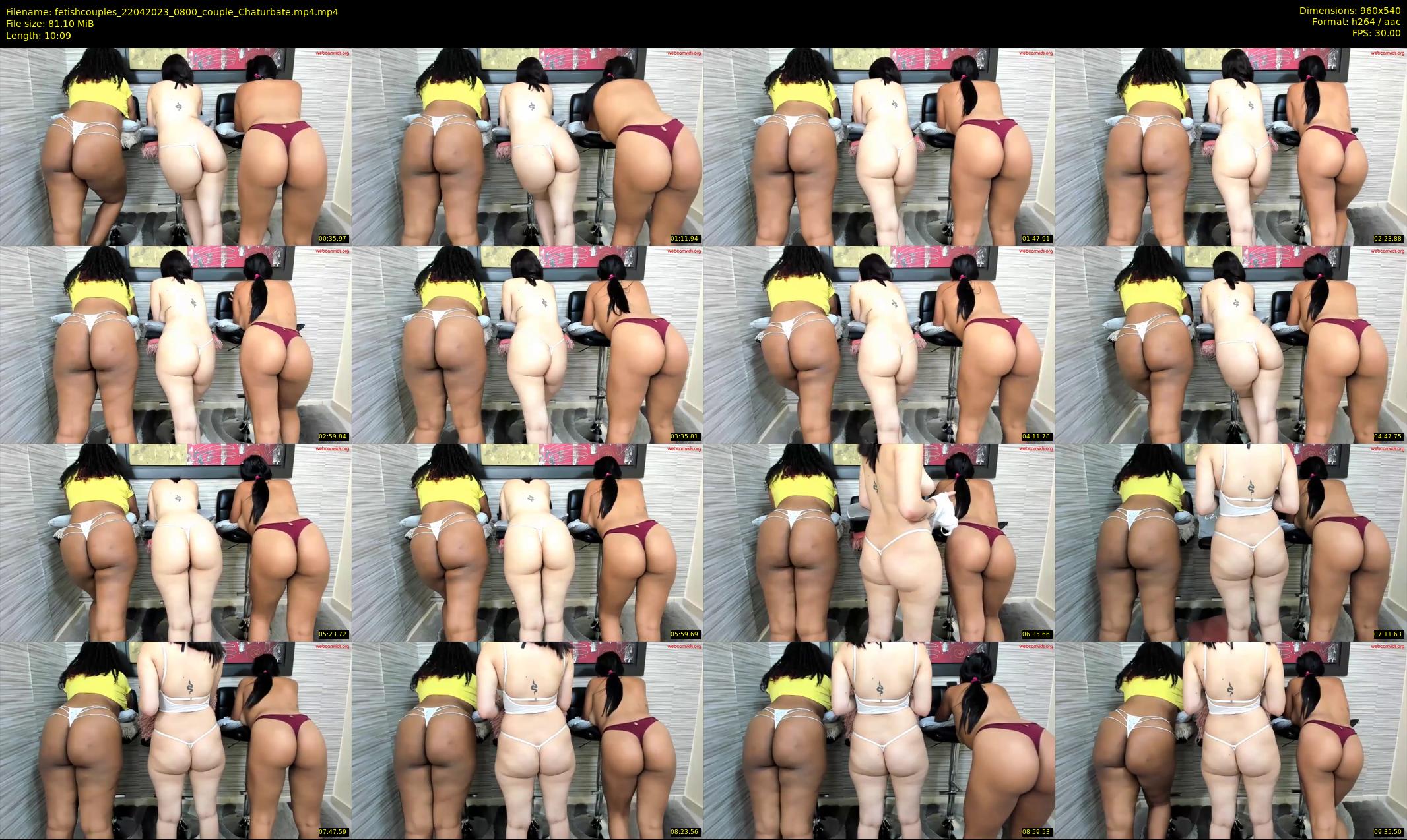 fetishcouples — 11 minute Chaturbate couple cam show recording, 480p, Apr 22, 2023