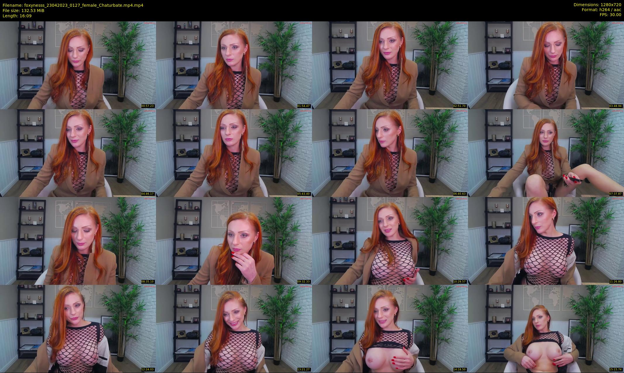 foxynesss — 17 minute Chaturbate female cam show recording, 720p, Apr 23, 2023