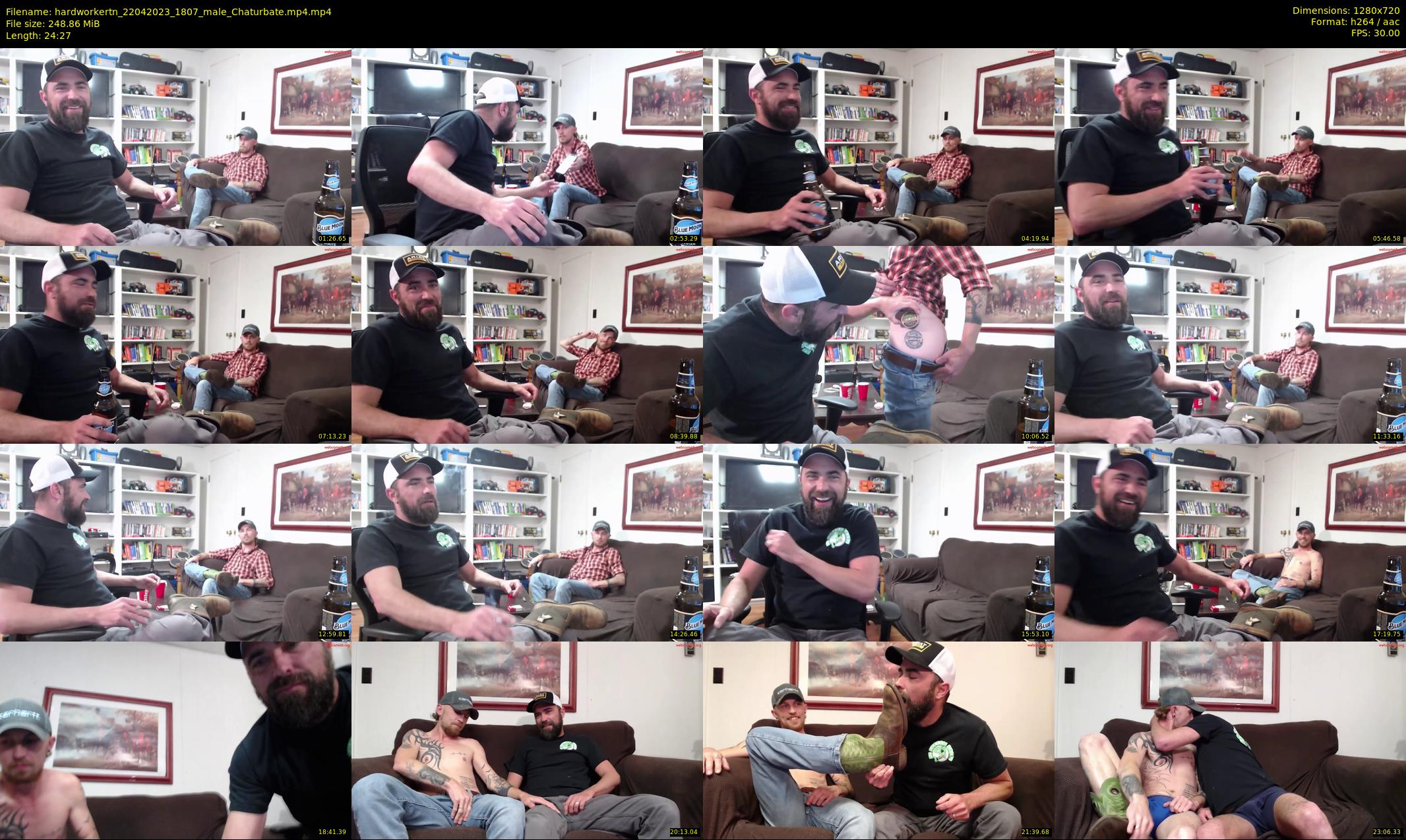 hardworkertn — 25 minute Chaturbate male cam show recording, 720p, Apr 22, 2023