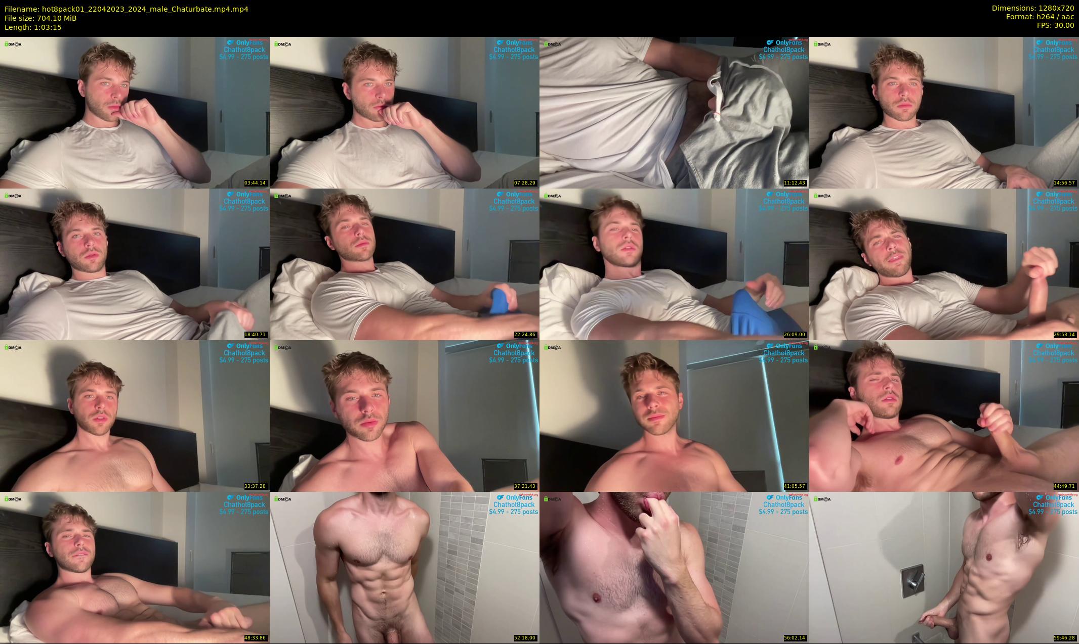 hot8pack01 — 64 minute Chaturbate male cam show recording, 720p, Apr 22, 2023