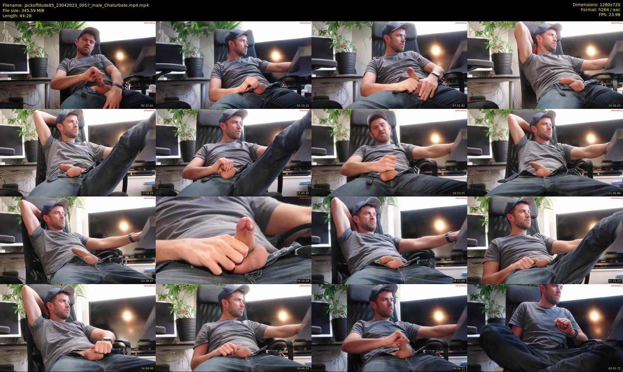 jackoffdude85 — 45 minute Chaturbate male cam show recording, 720p, Apr 23, 2023