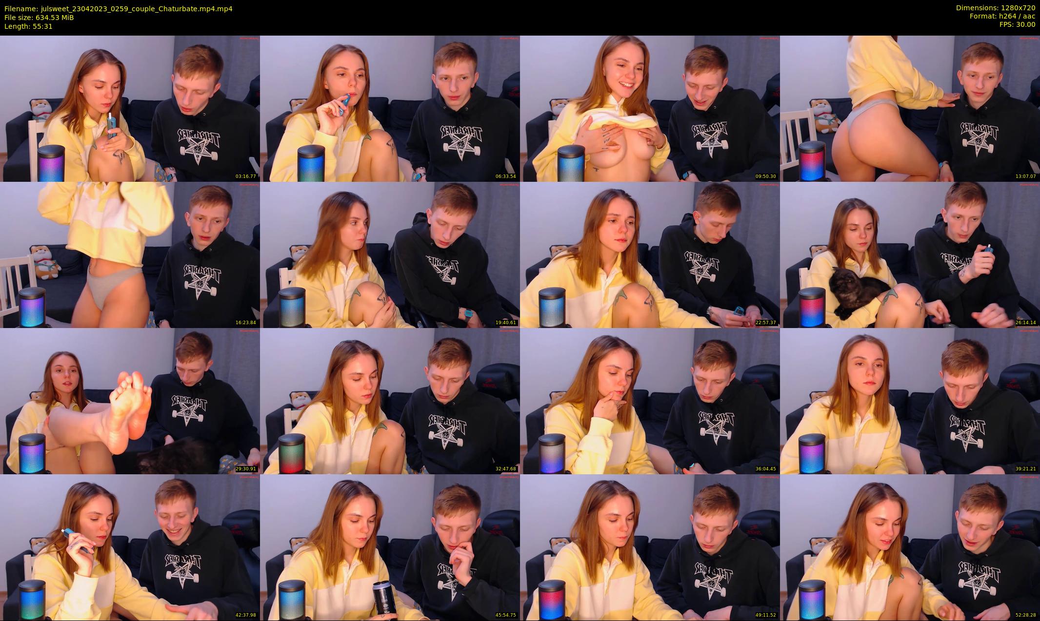 julsweet — 56 minute Chaturbate male cam show recording, 720p, Apr 23, 2023