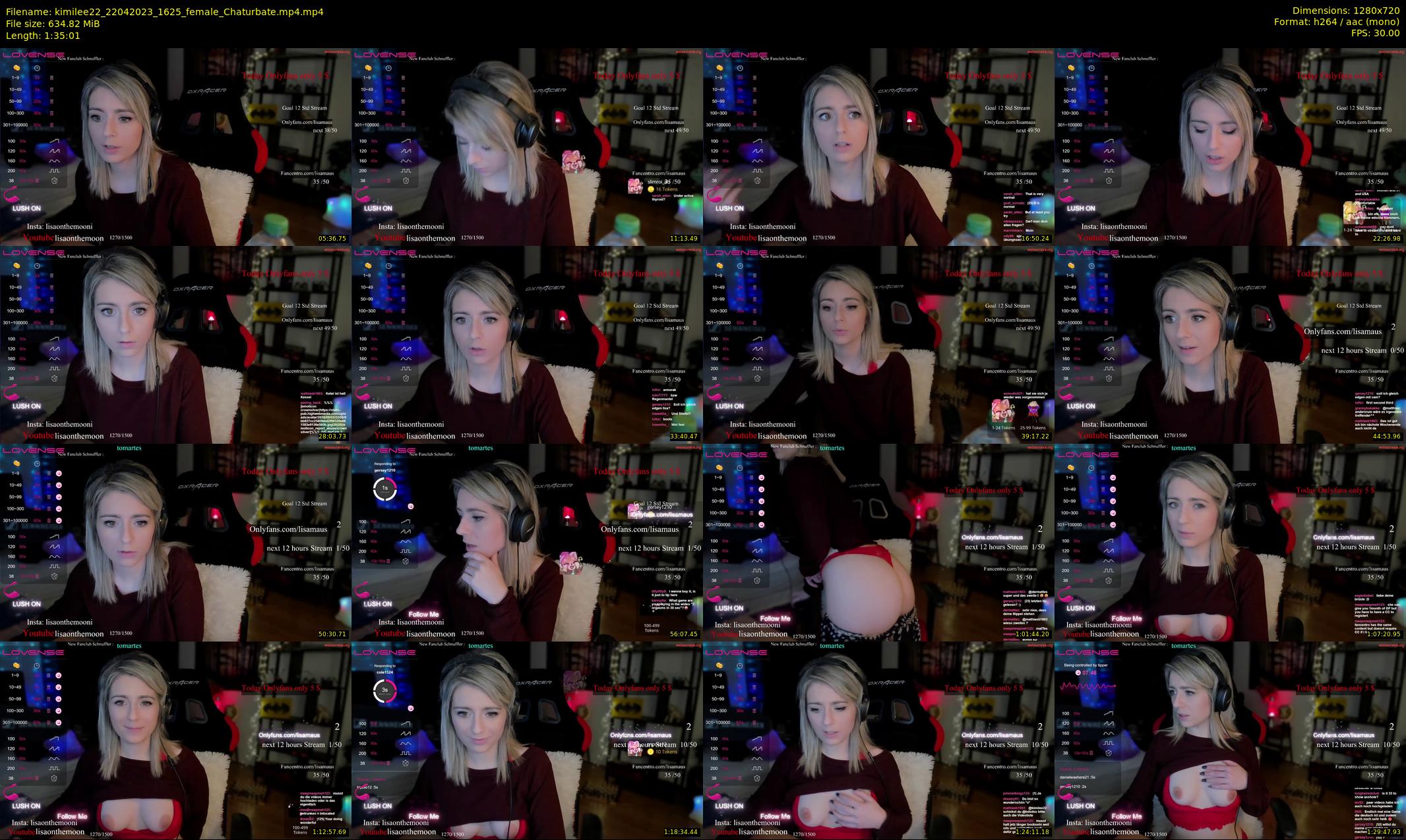 kimilee22 — 96 minute Chaturbate female cam show recording, 720p, Apr 22, 2023
