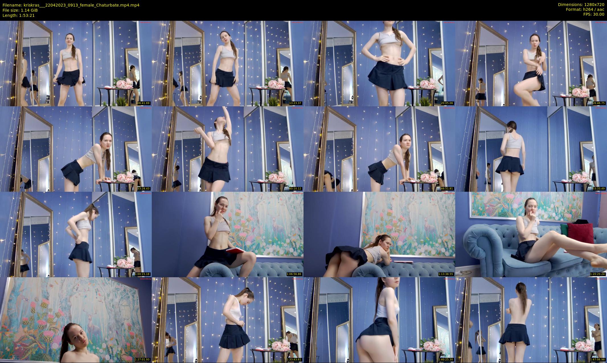 kriskras__ — 114 minute Chaturbate female cam show recording, 720p, Apr 22, 2023