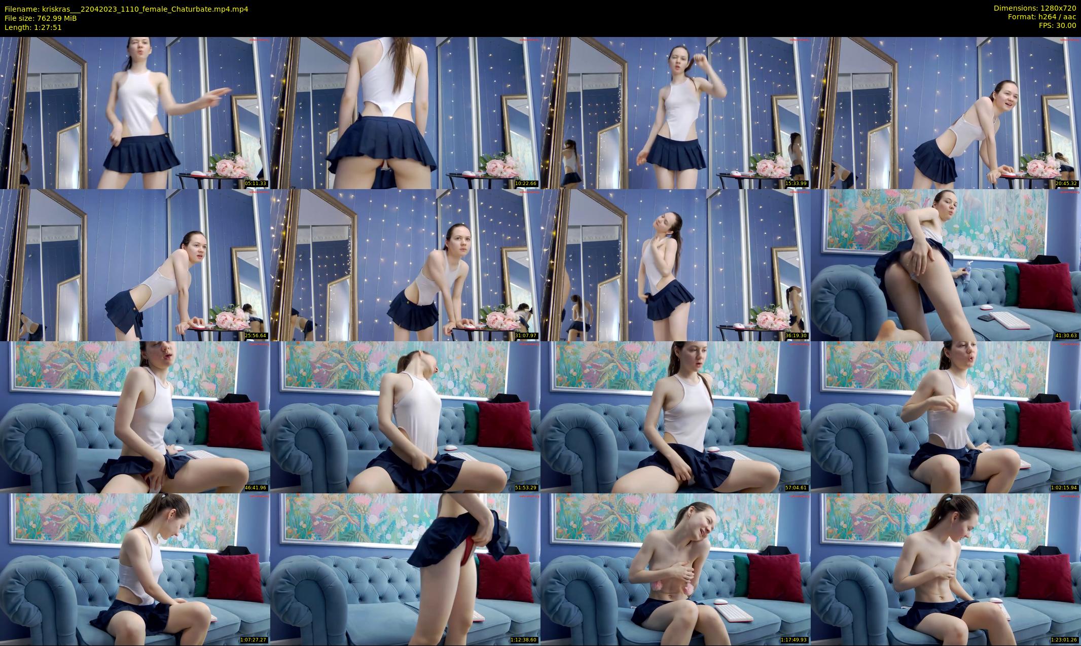 kriskras__ — 88 minute Chaturbate female cam show recording, 720p, Apr 22, 2023