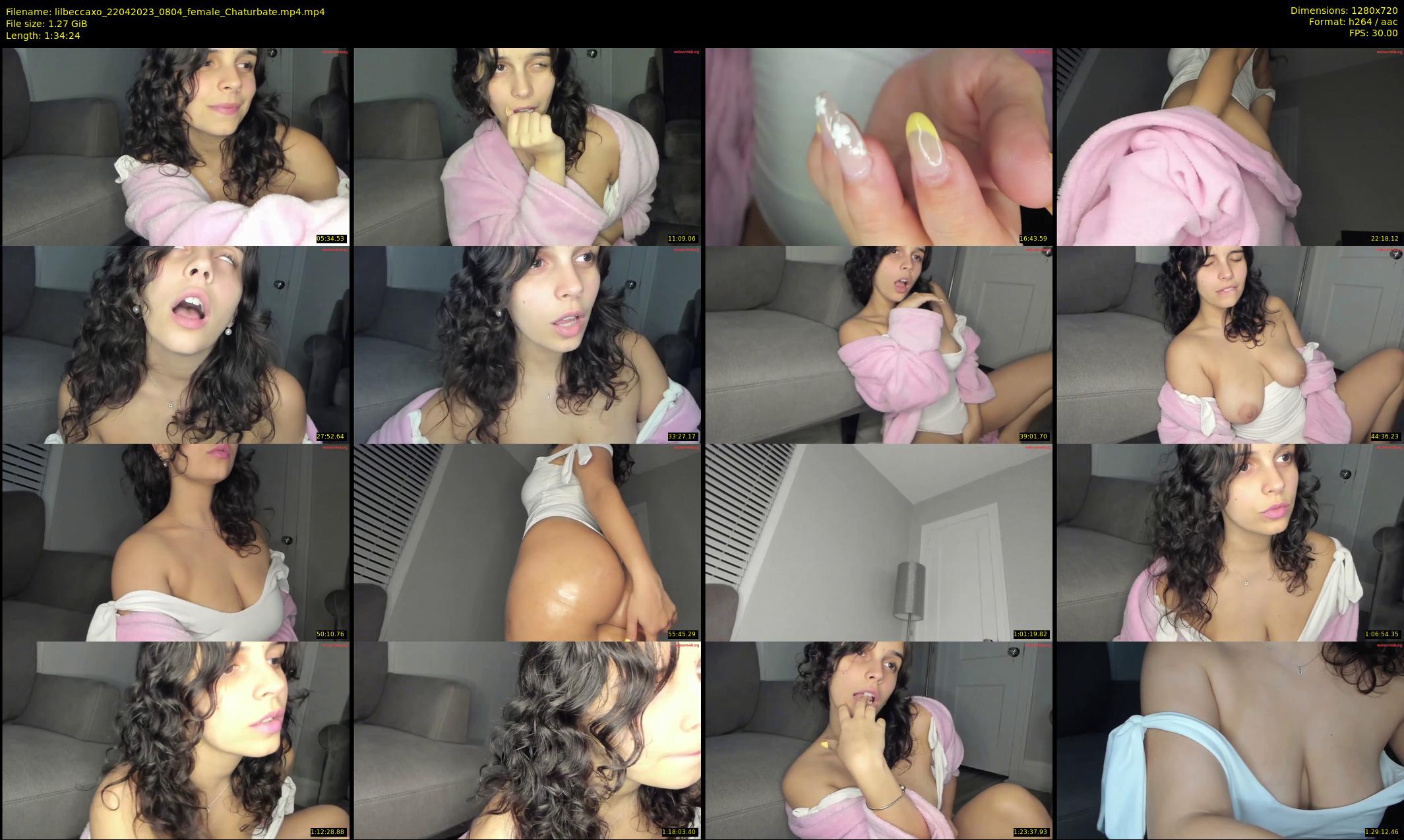 lilbeccaxo — 95 minute Chaturbate female cam show recording, 720p, Apr 22, 2023