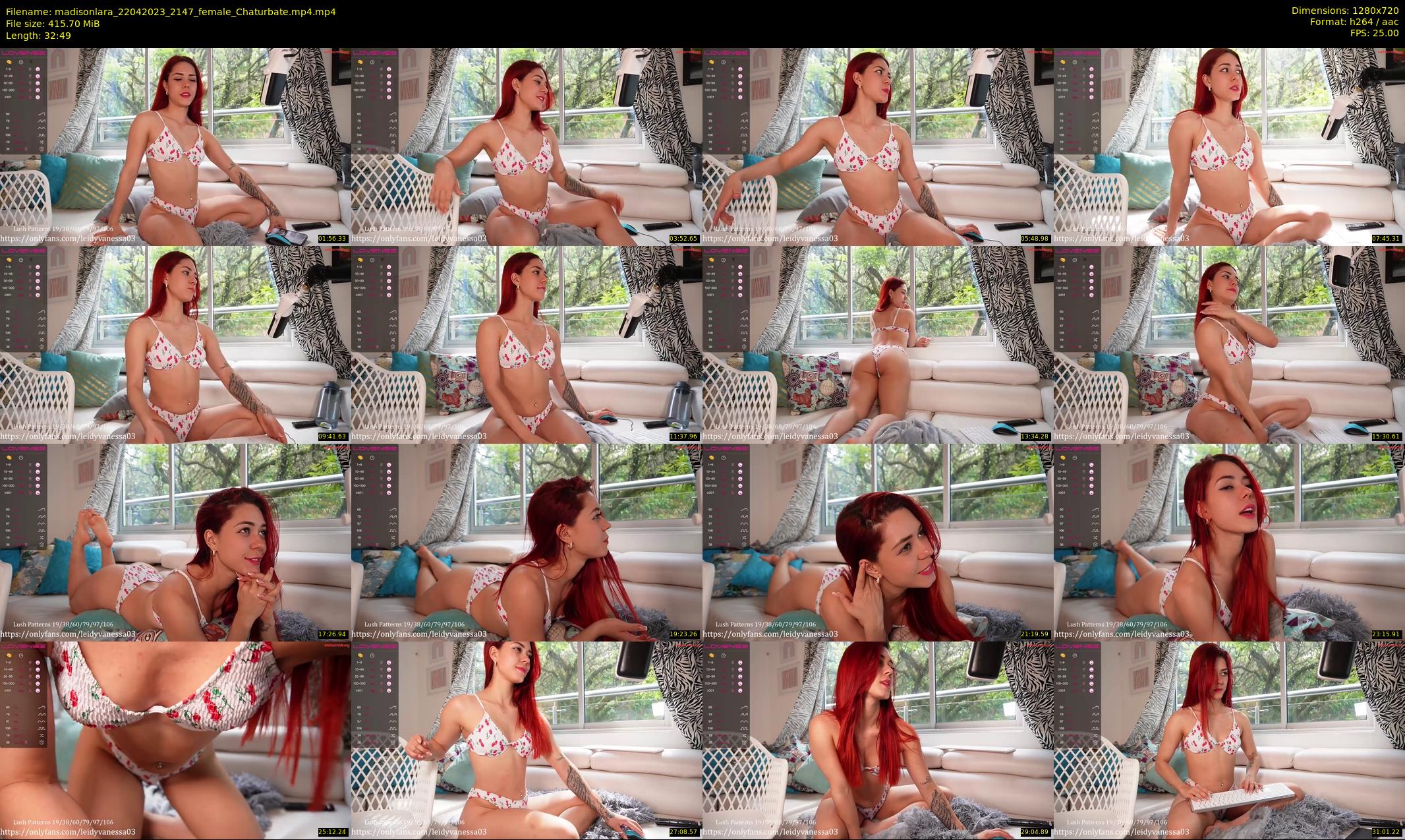 madisonlara — 33 minute Chaturbate female cam show recording, 720p, Apr 22, 2023