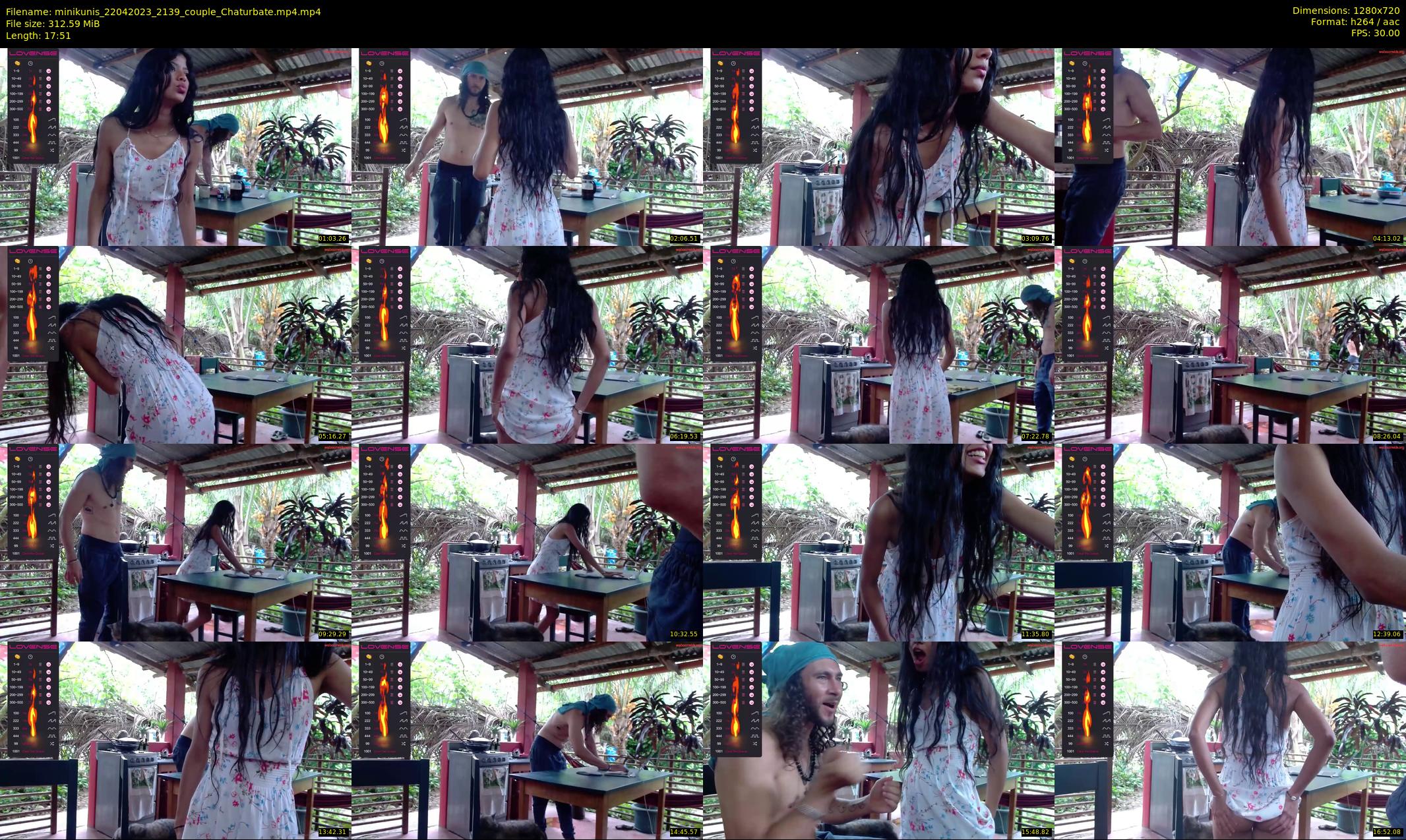 minikunis — 18 minute Chaturbate couple cam show recording, 720p, Apr 22, 2023