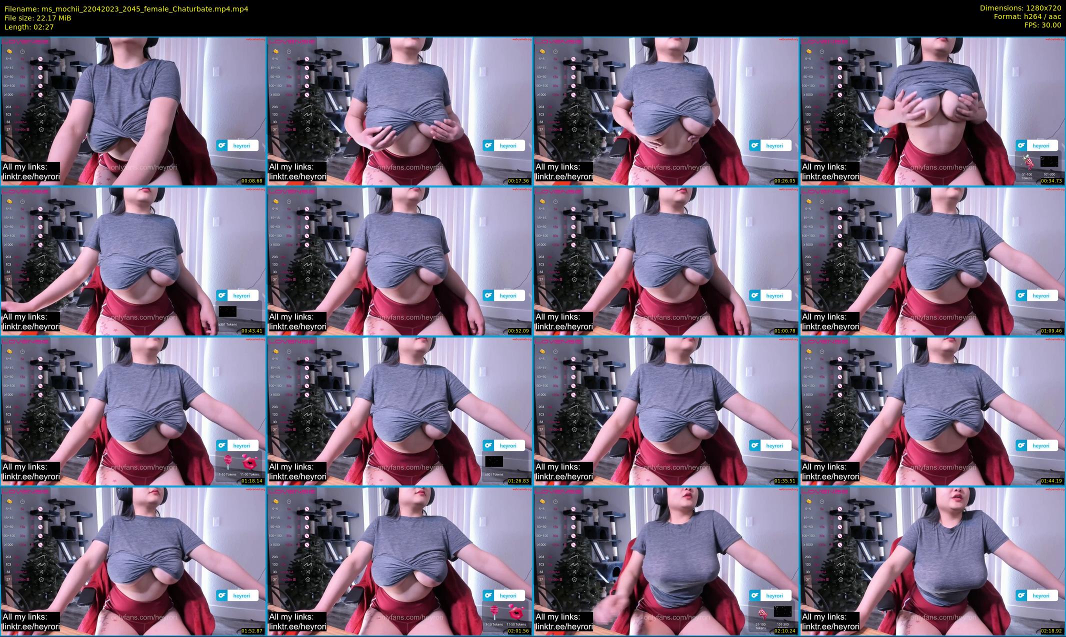 ms_mochii — 3 minute Chaturbate female cam show recording, 720p, Apr 22, 2023