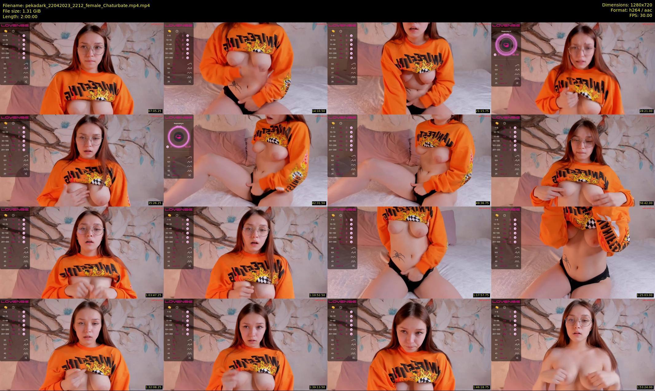 pekadark — 120 minute Chaturbate female cam show recording, 720p, Apr 22, 2023