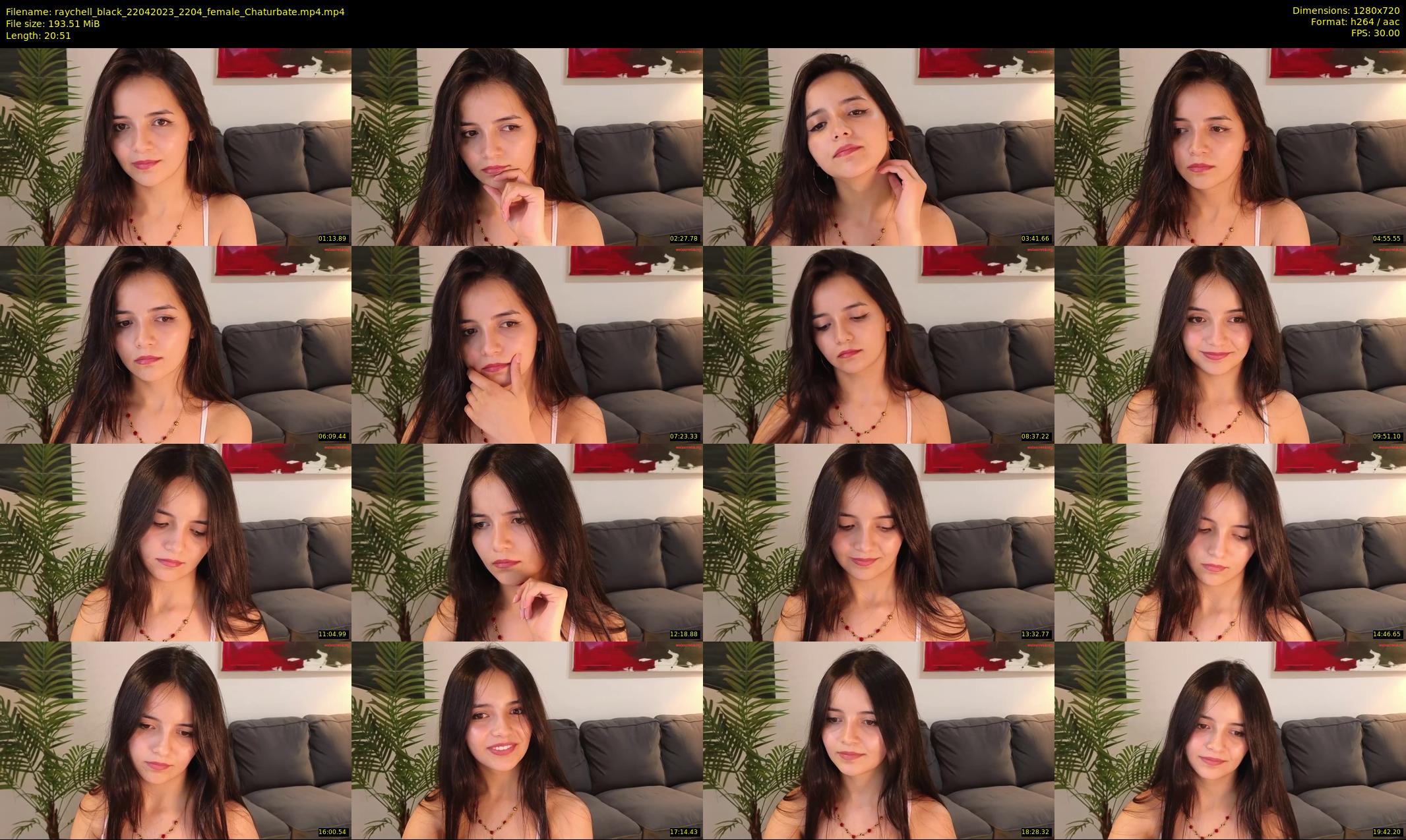raychell_black — 21 minute Chaturbate female cam show recording, 720p, Apr 22, 2023