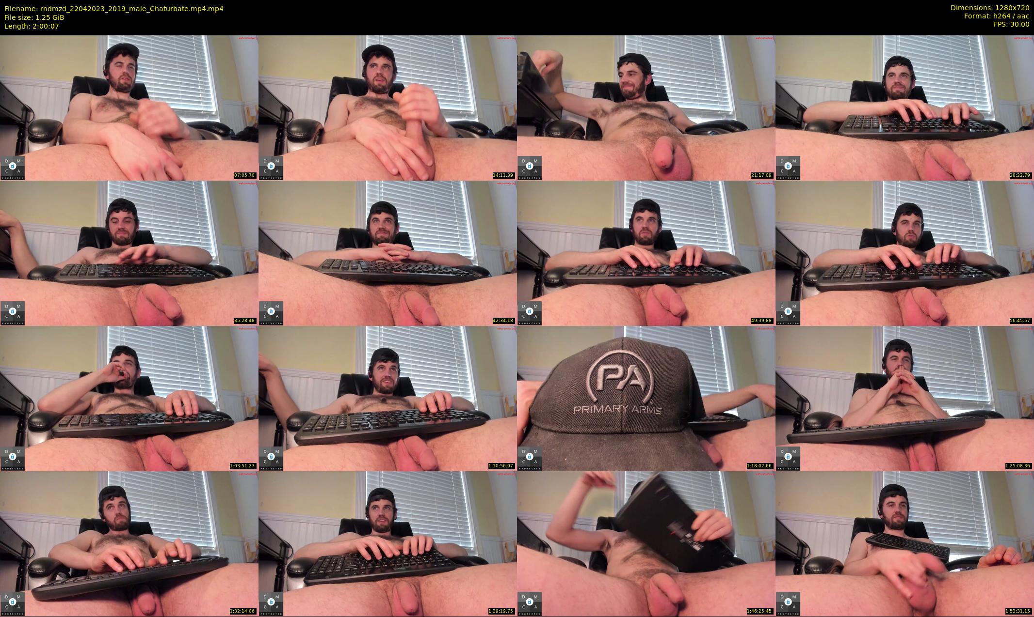 rndmzd — 121 minute Chaturbate male cam show recording, 720p, Apr 22, 2023