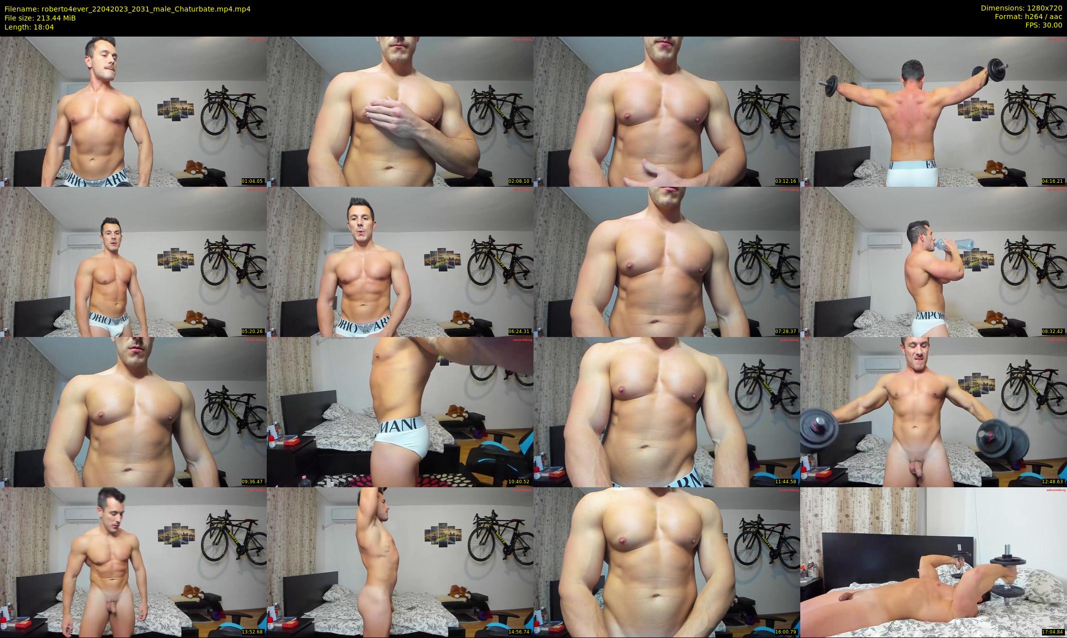 roberto4ever — 19 minute Chaturbate male cam show recording, 720p, Apr 22, 2023