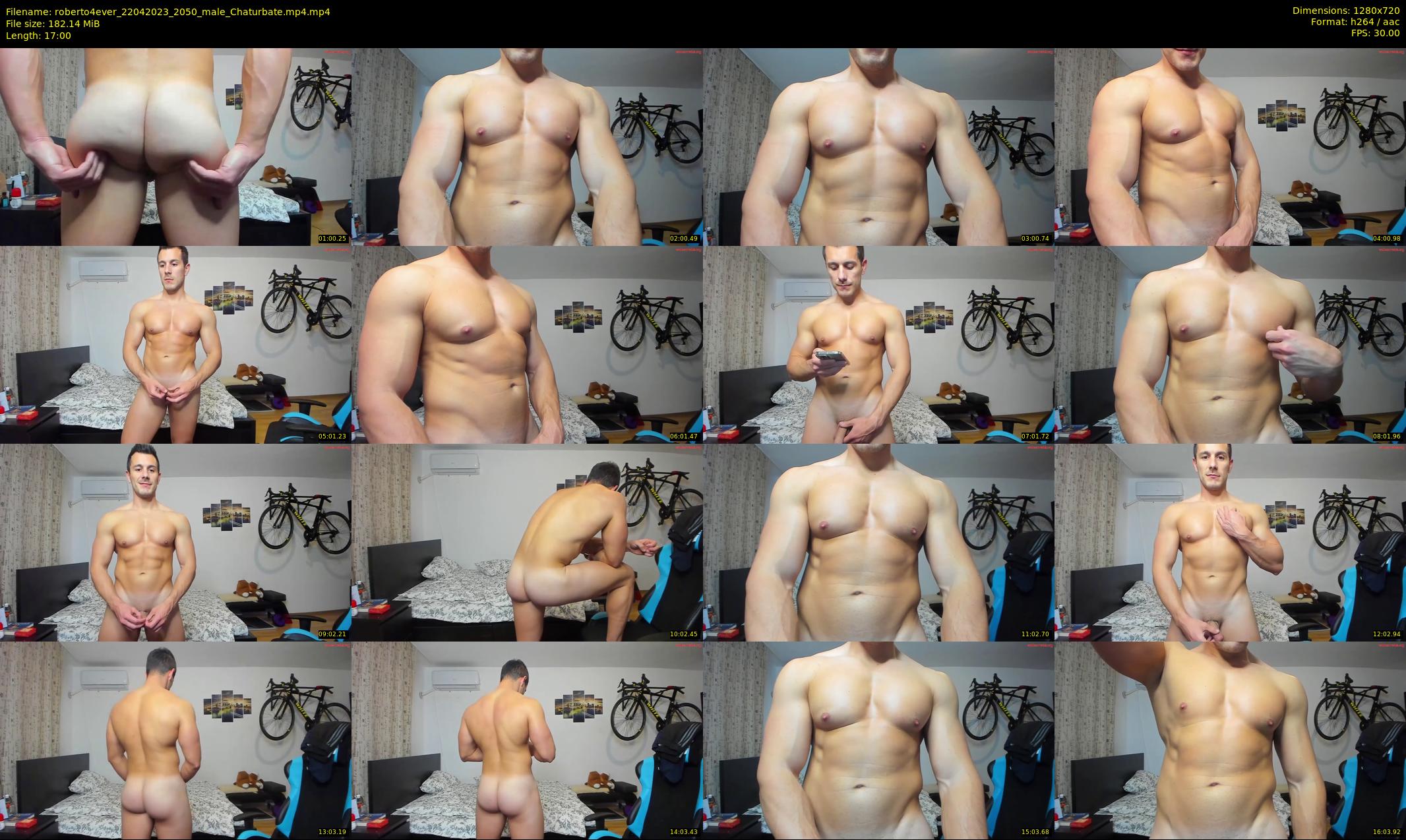 roberto4ever — 17 minute Chaturbate male cam show recording, 720p, Apr 22, 2023