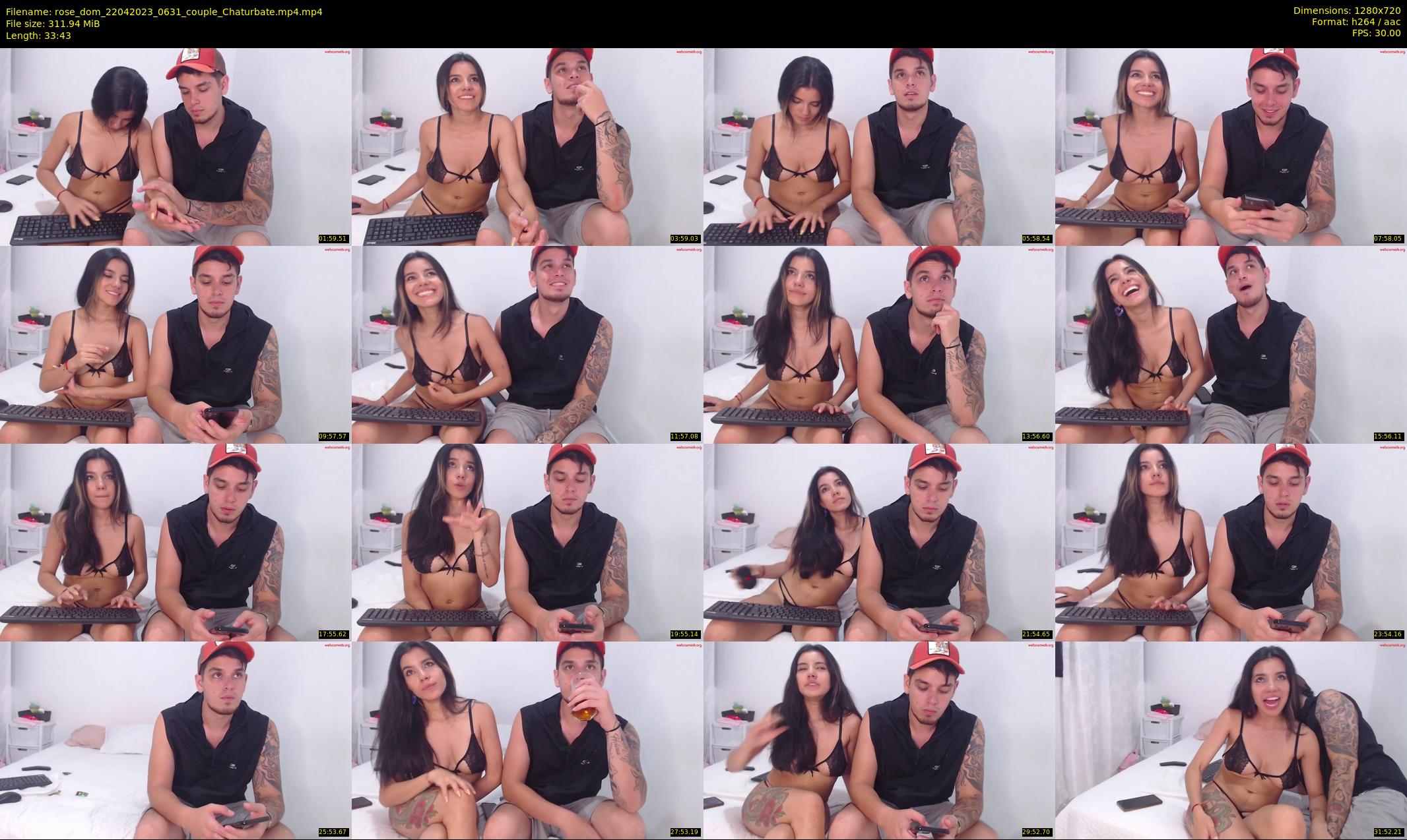 rose_dom — 34 minute Chaturbate couple cam show recording, 720p, Apr 22, 2023