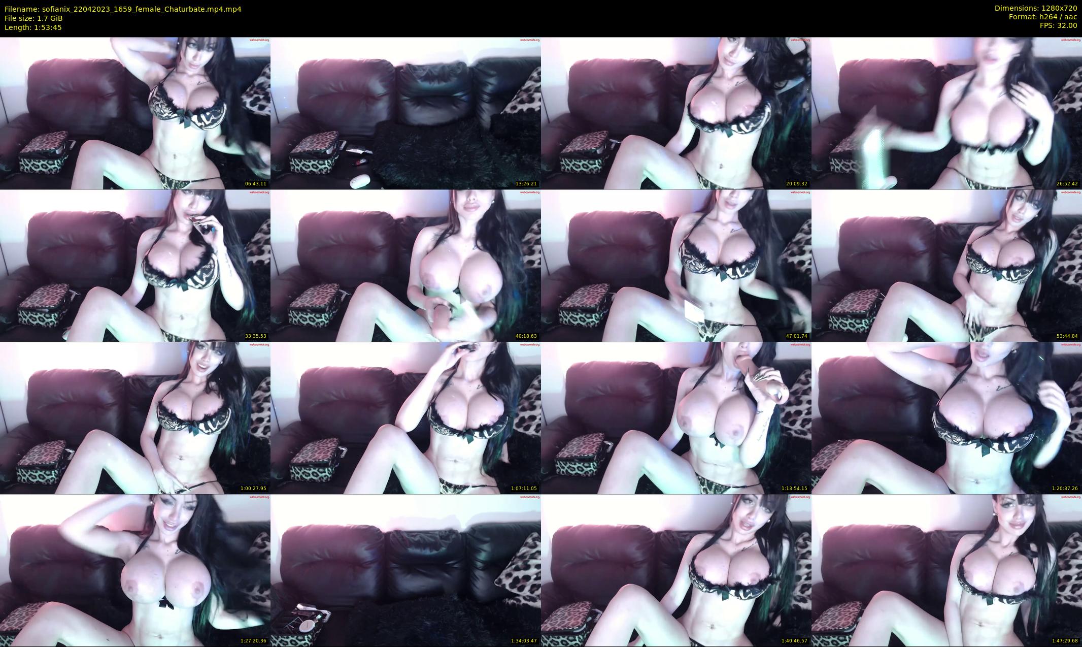 sofianix — 114 minute Chaturbate female cam show recording, 720p, Apr 22, 2023