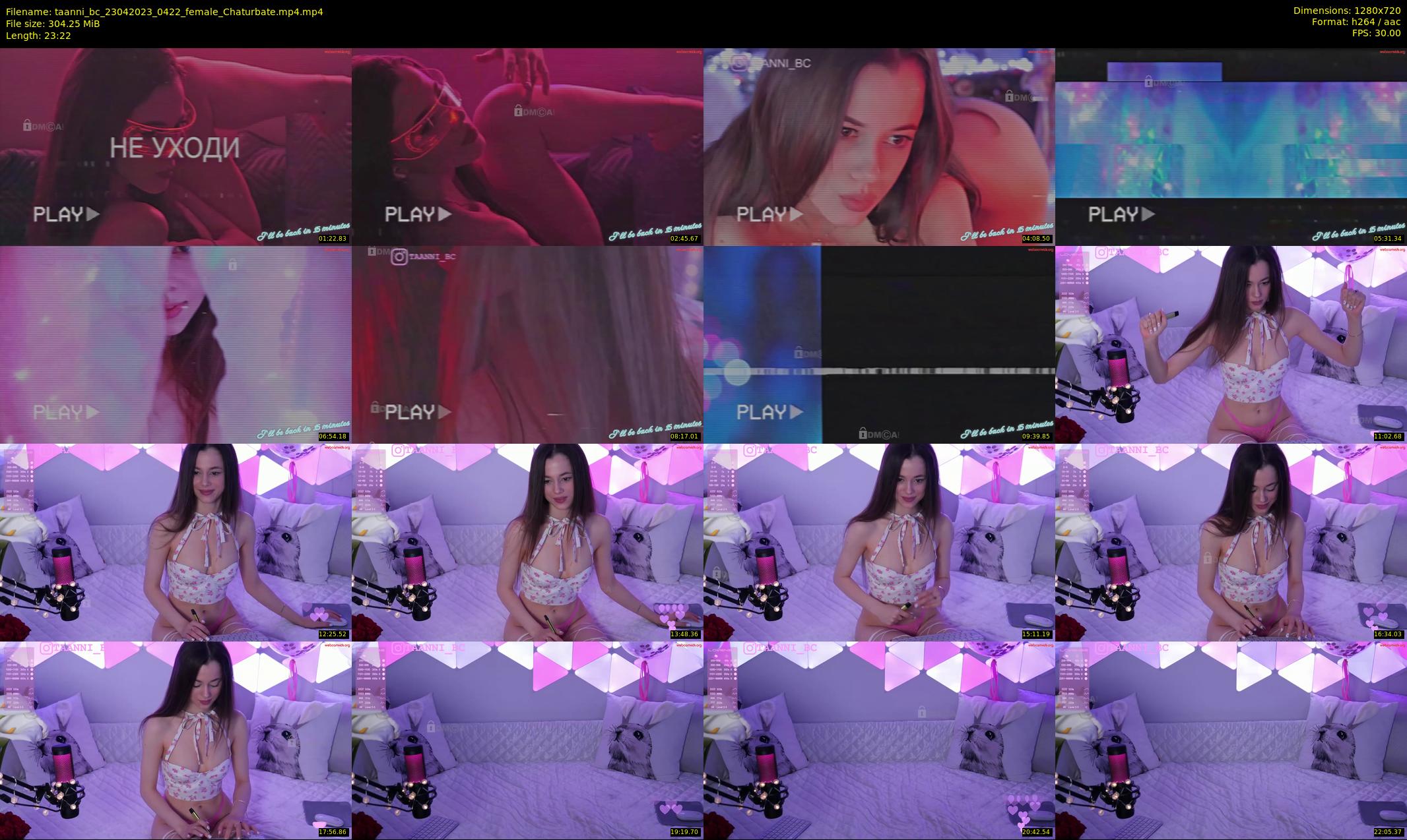 taanni_bc — 24 minute Chaturbate female cam show recording, 720p, Apr 23, 2023