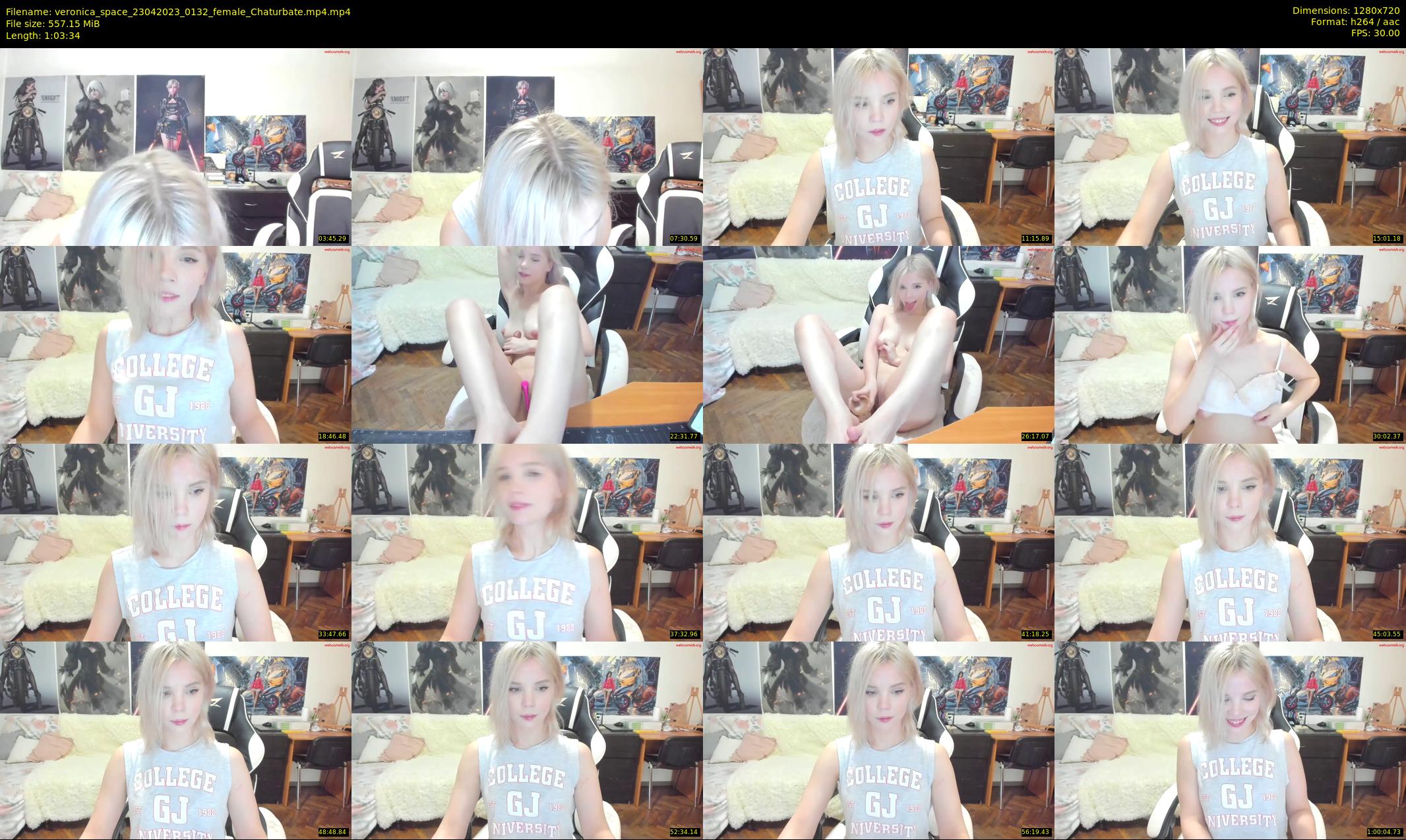 veronica_space — 64 minute Chaturbate female cam show recording, 720p, Apr 23, 2023