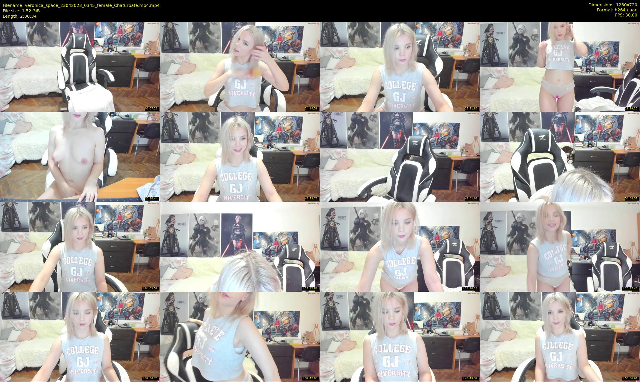 veronica_space — 121 minute Chaturbate female cam show recording, 720p, Apr 23, 2023