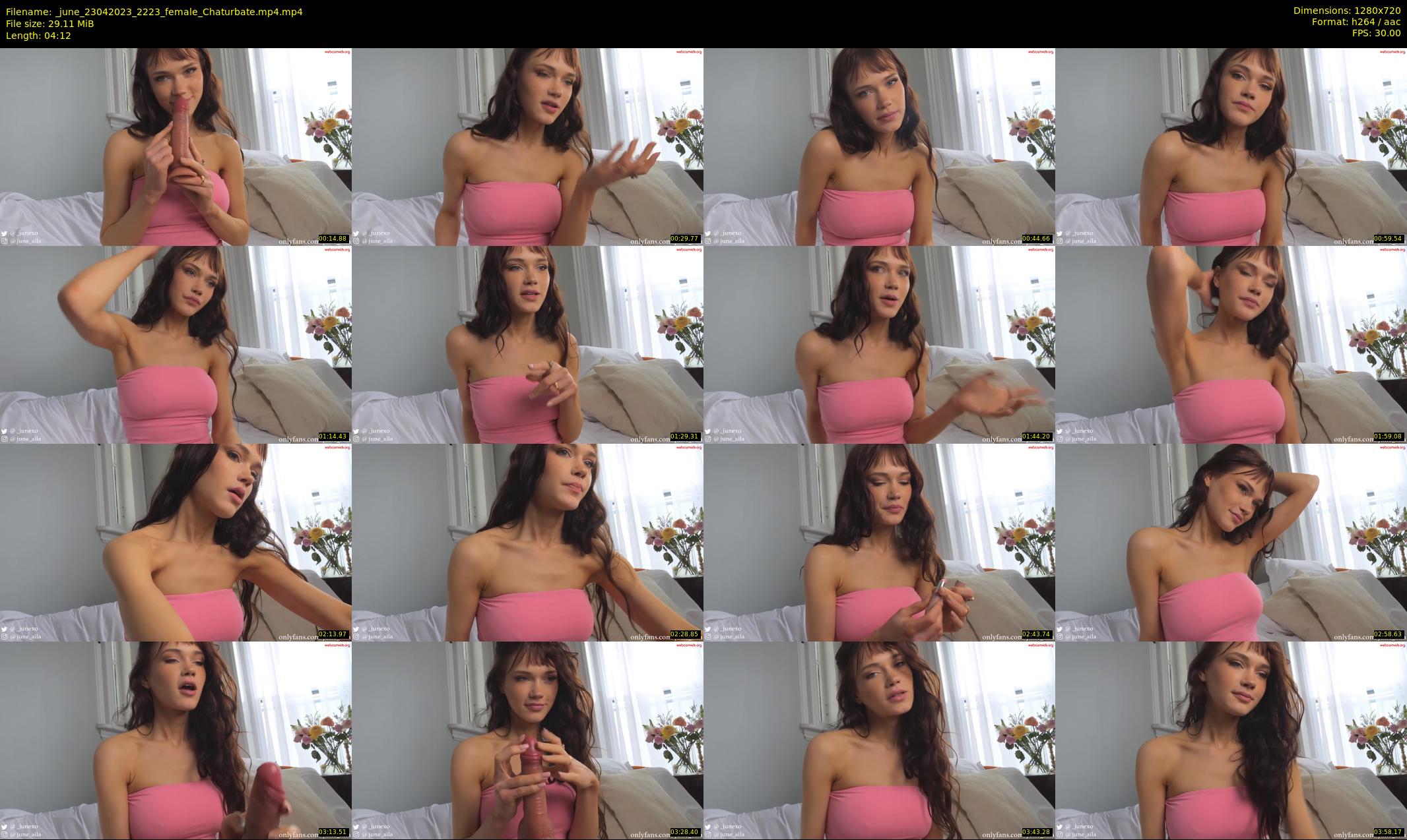 _june — 5 minute Chaturbate female cam show recording, 720p, Apr 23, 2023