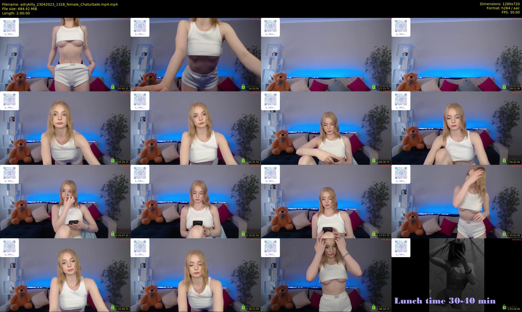 adrykilly — 120 minute Chaturbate female cam show recording, 720p, Apr 23, 2023
