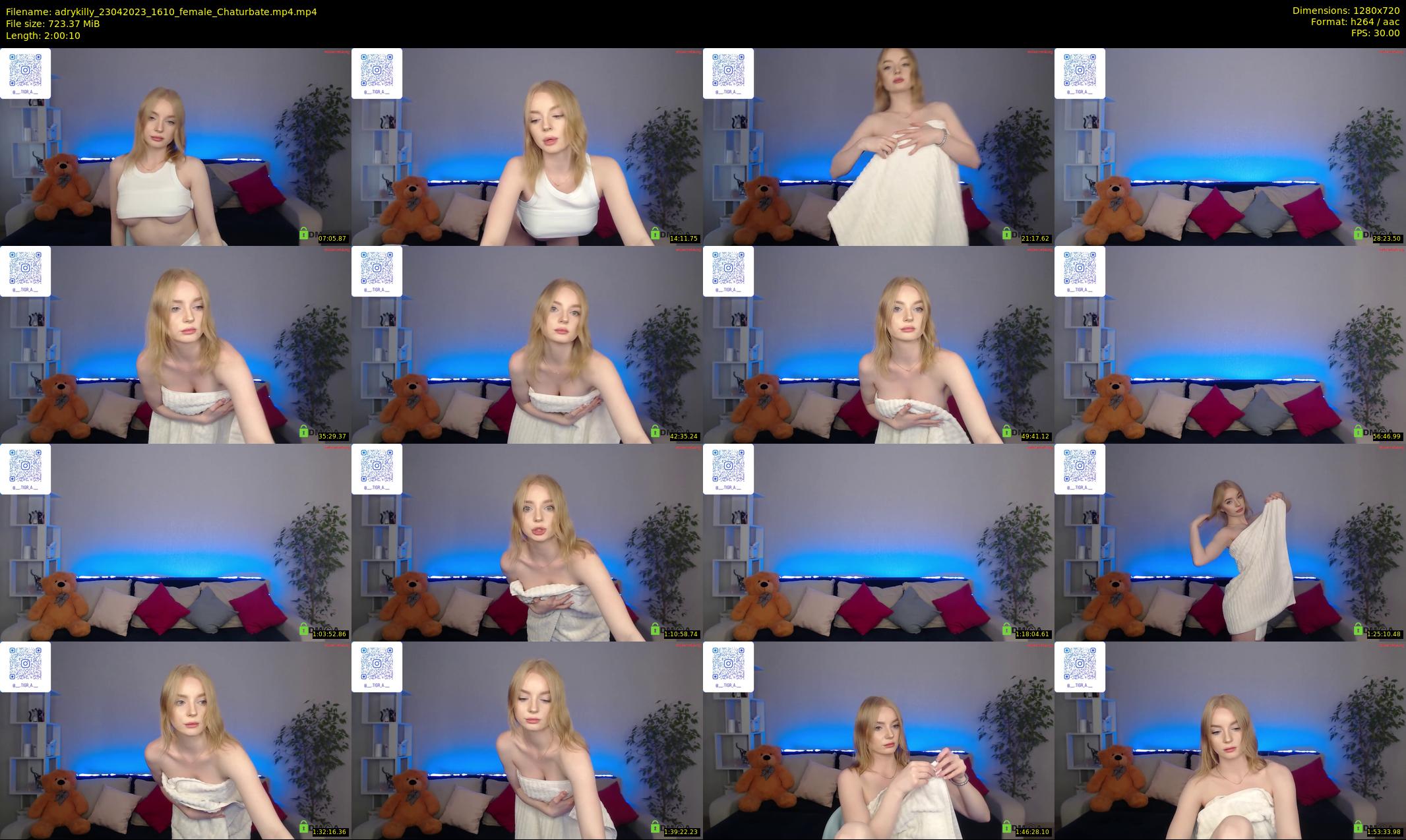 adrykilly — 121 minute Chaturbate female cam show recording, 720p, Apr 23, 2023