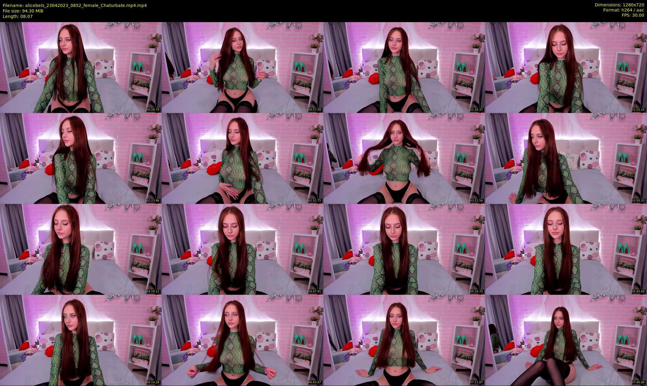 alicebels — 9 minute Chaturbate female cam show recording, 720p, Apr 23, 2023