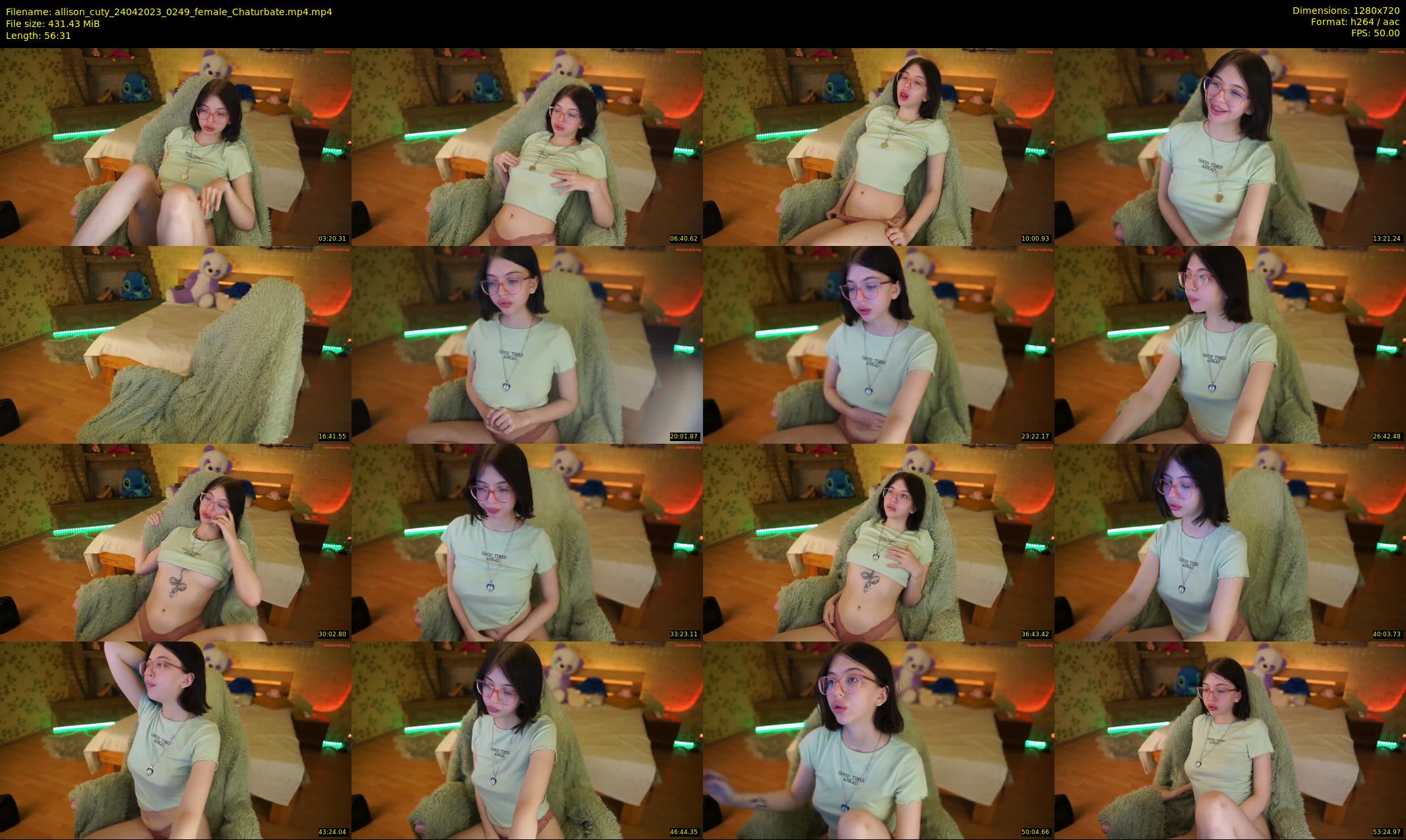 allison_cuty — 57 minute Chaturbate female cam show recording, 720p, Apr 24, 2023