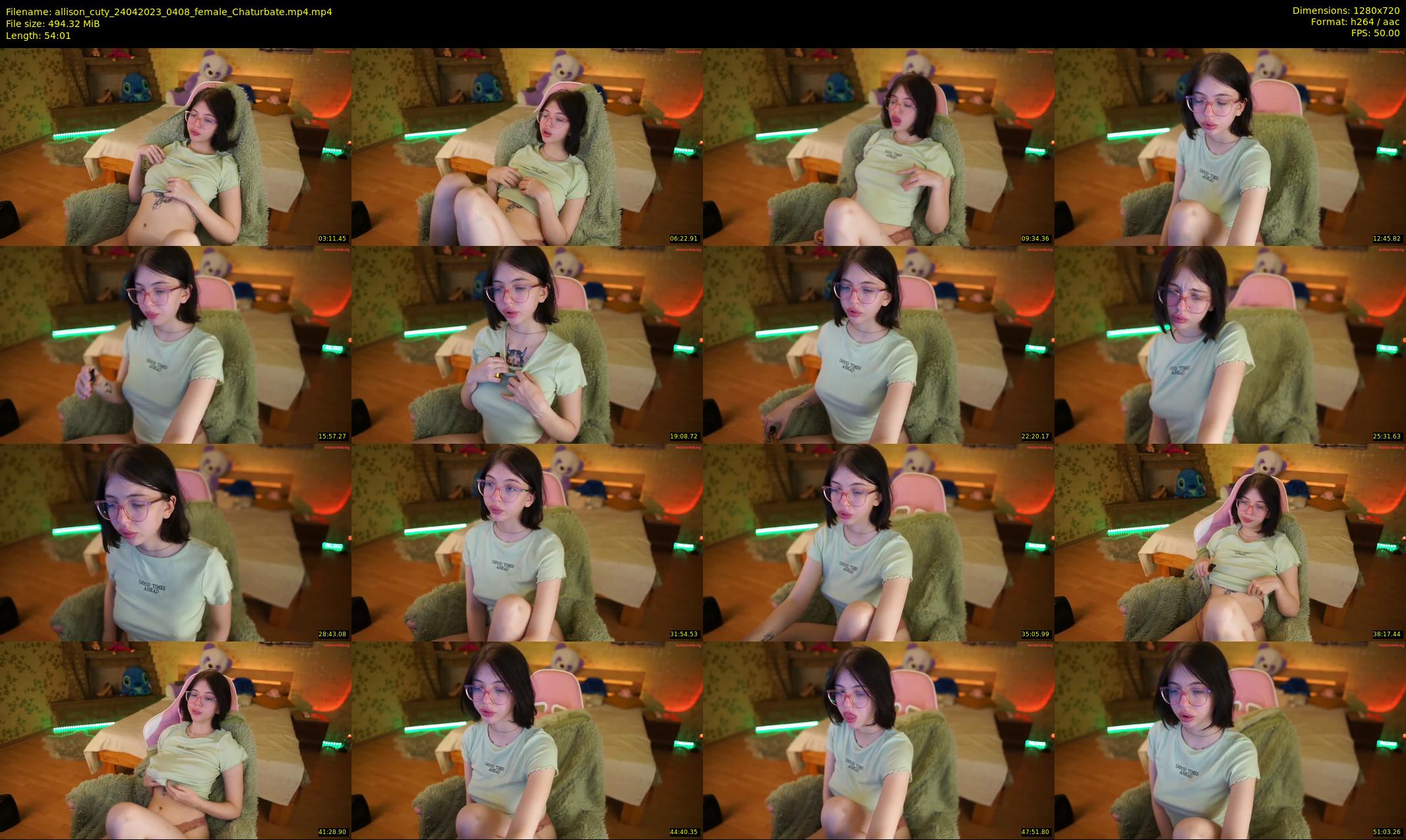 allison_cuty — 55 minute Chaturbate female cam show recording, 720p, Apr 24, 2023
