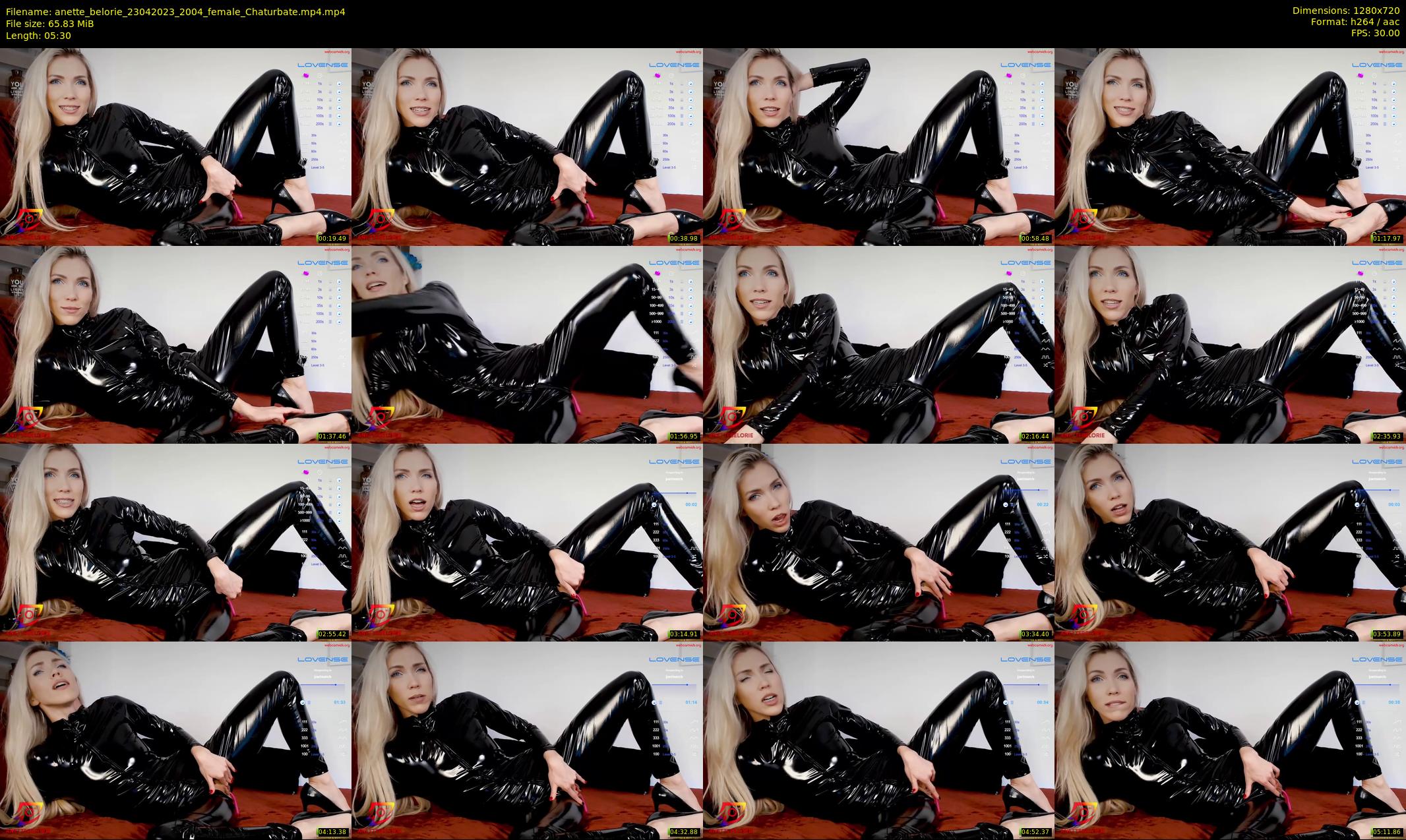 anette_belorie — 6 minute Chaturbate female cam show recording, 720p, Apr 23, 2023